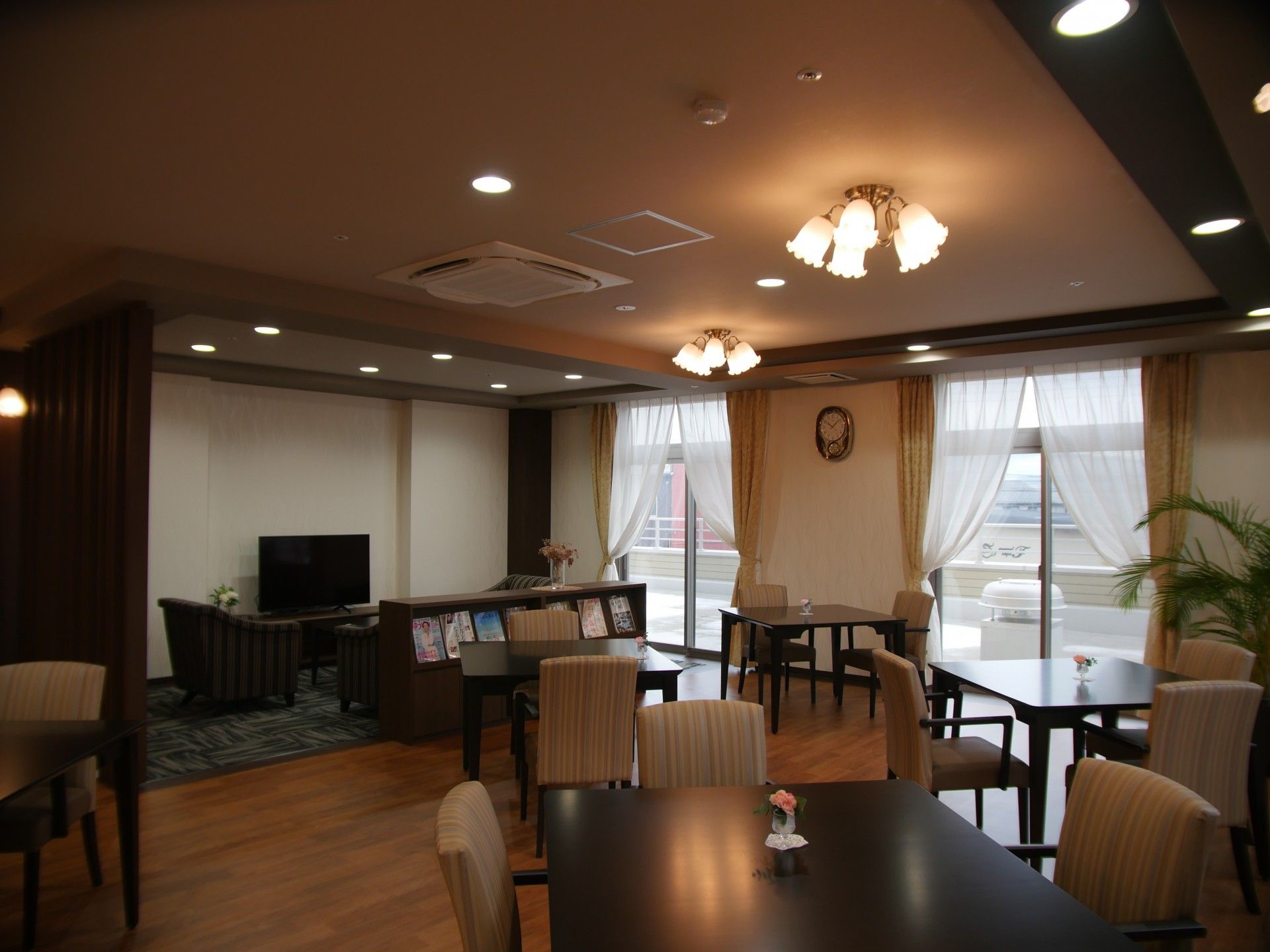 居心地の良い共用ラウンジ