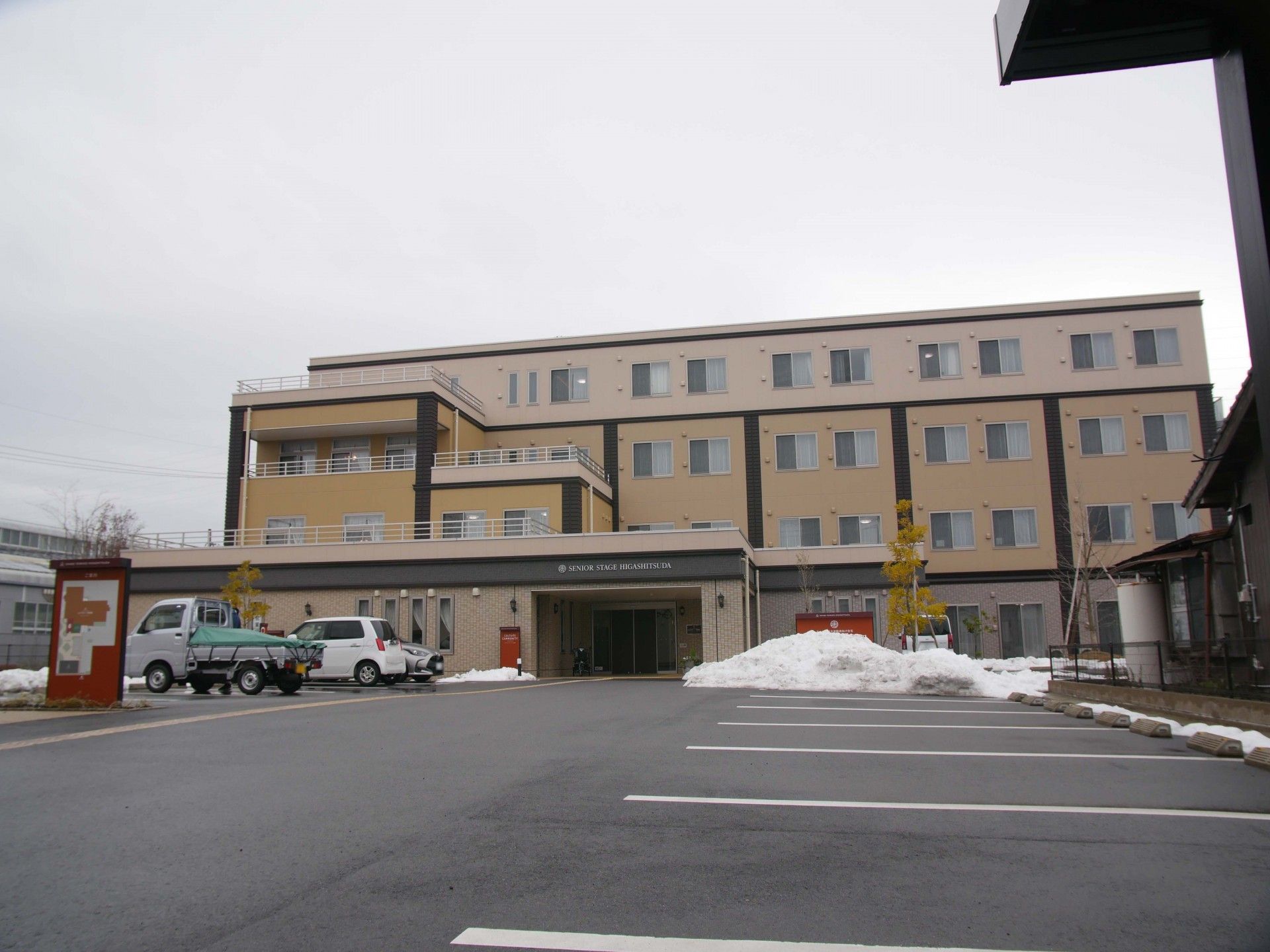 快適な施設の外観