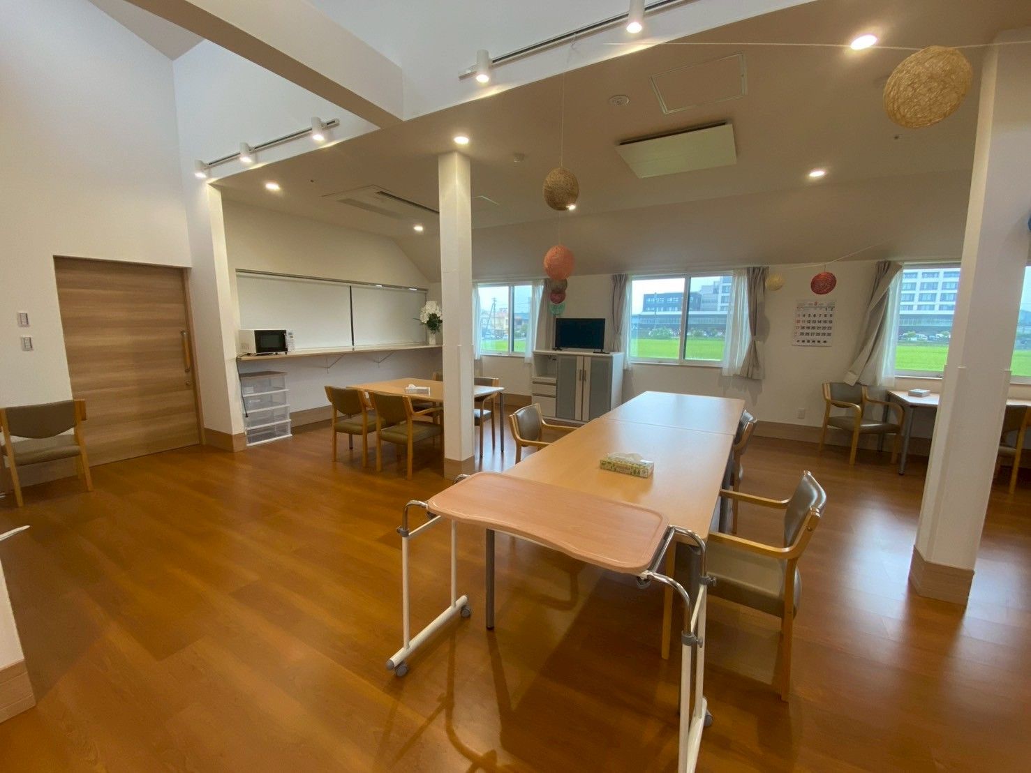 広々とした共有スペース