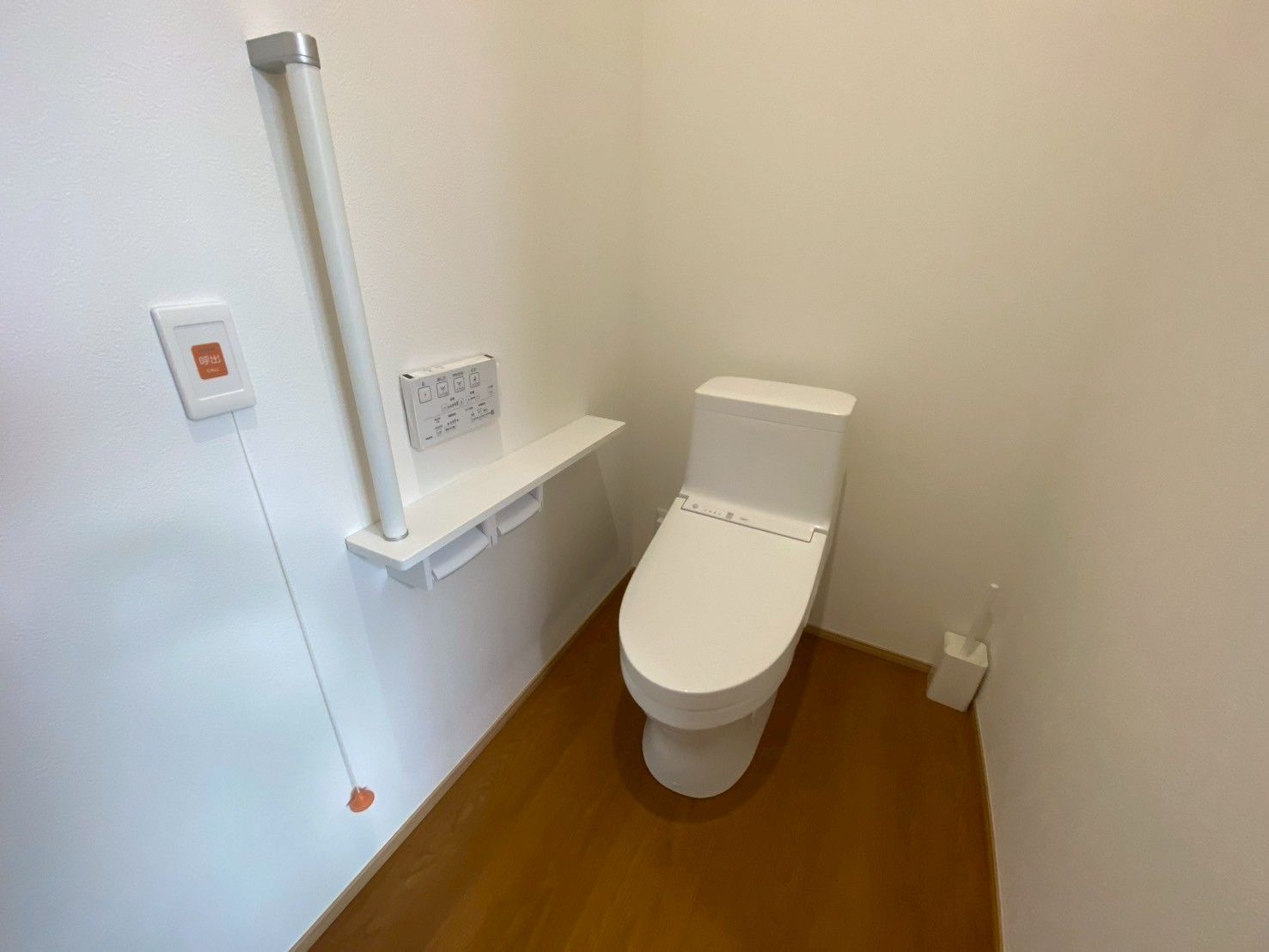 安全に配慮したトイレ