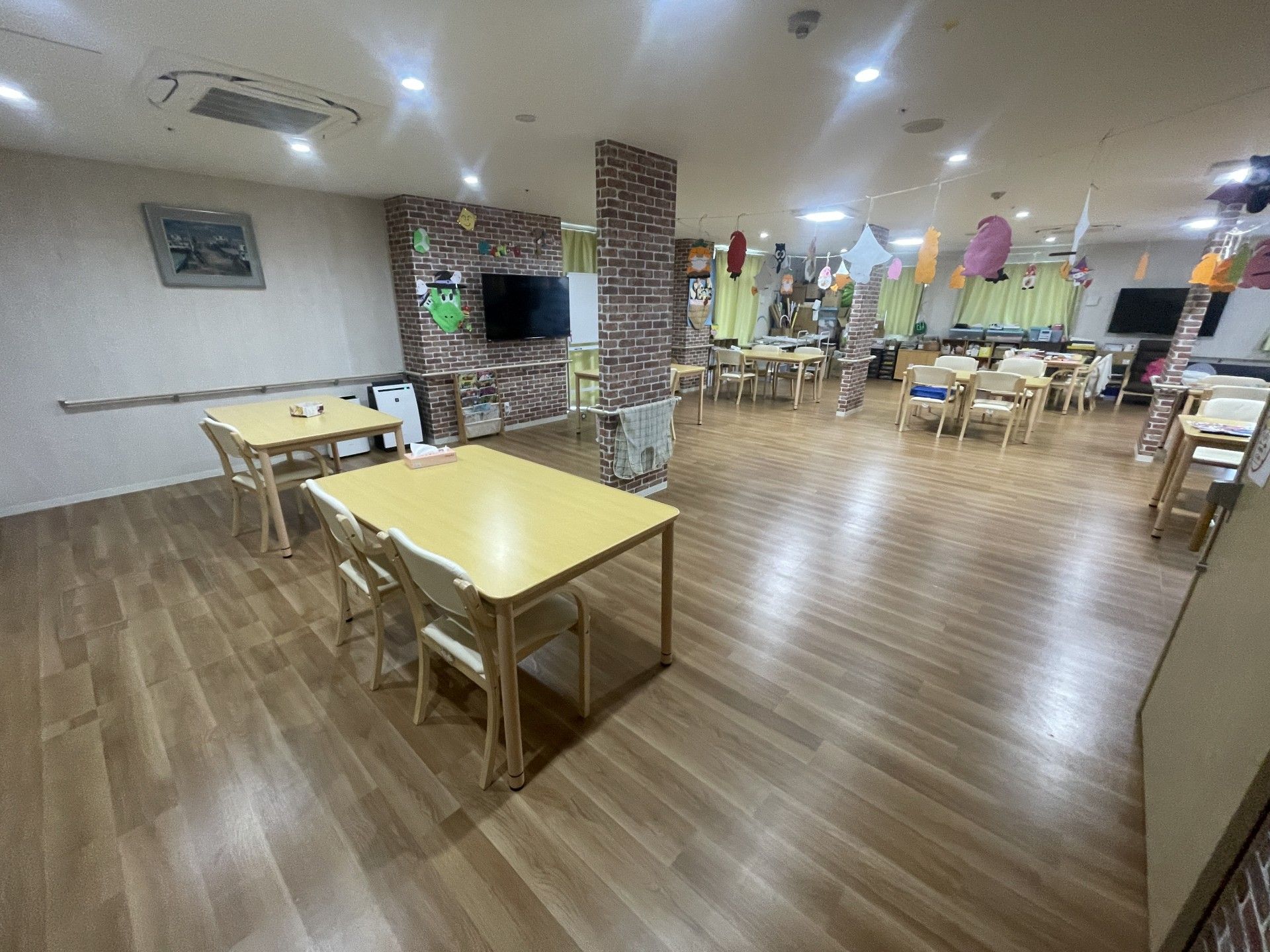 広々とした共有スペース