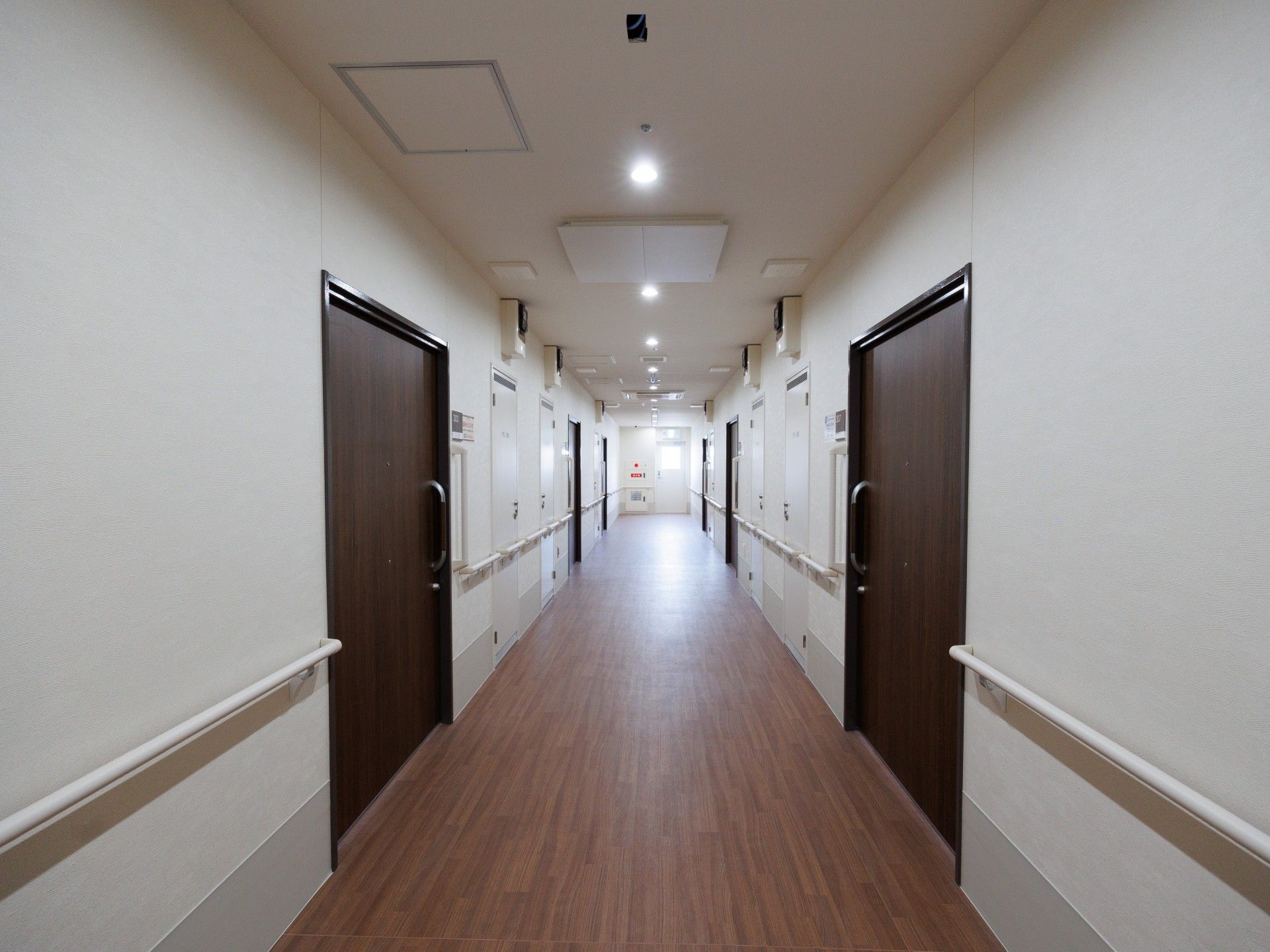 清潔な廊下の様子