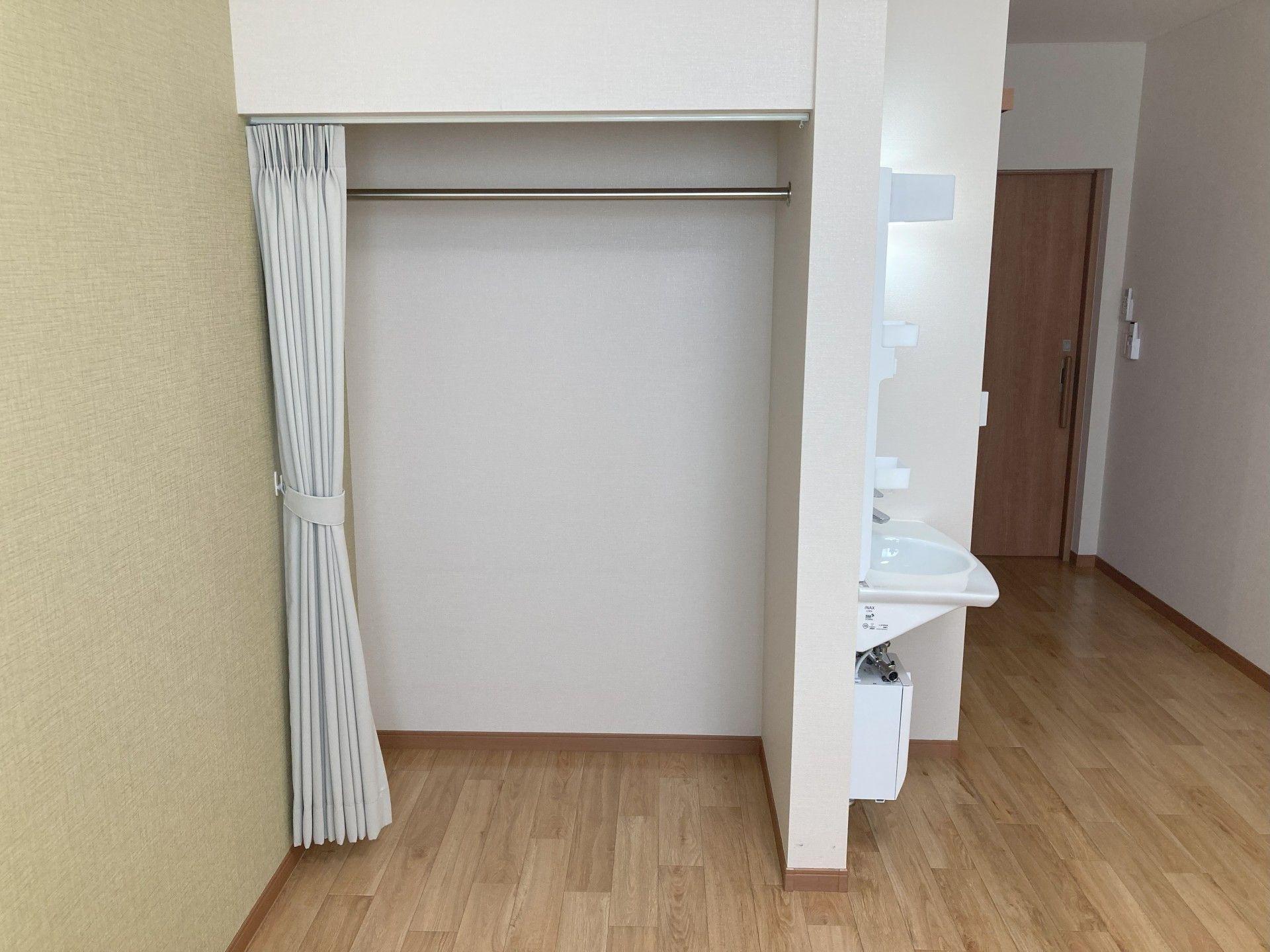 清潔な個室の一角