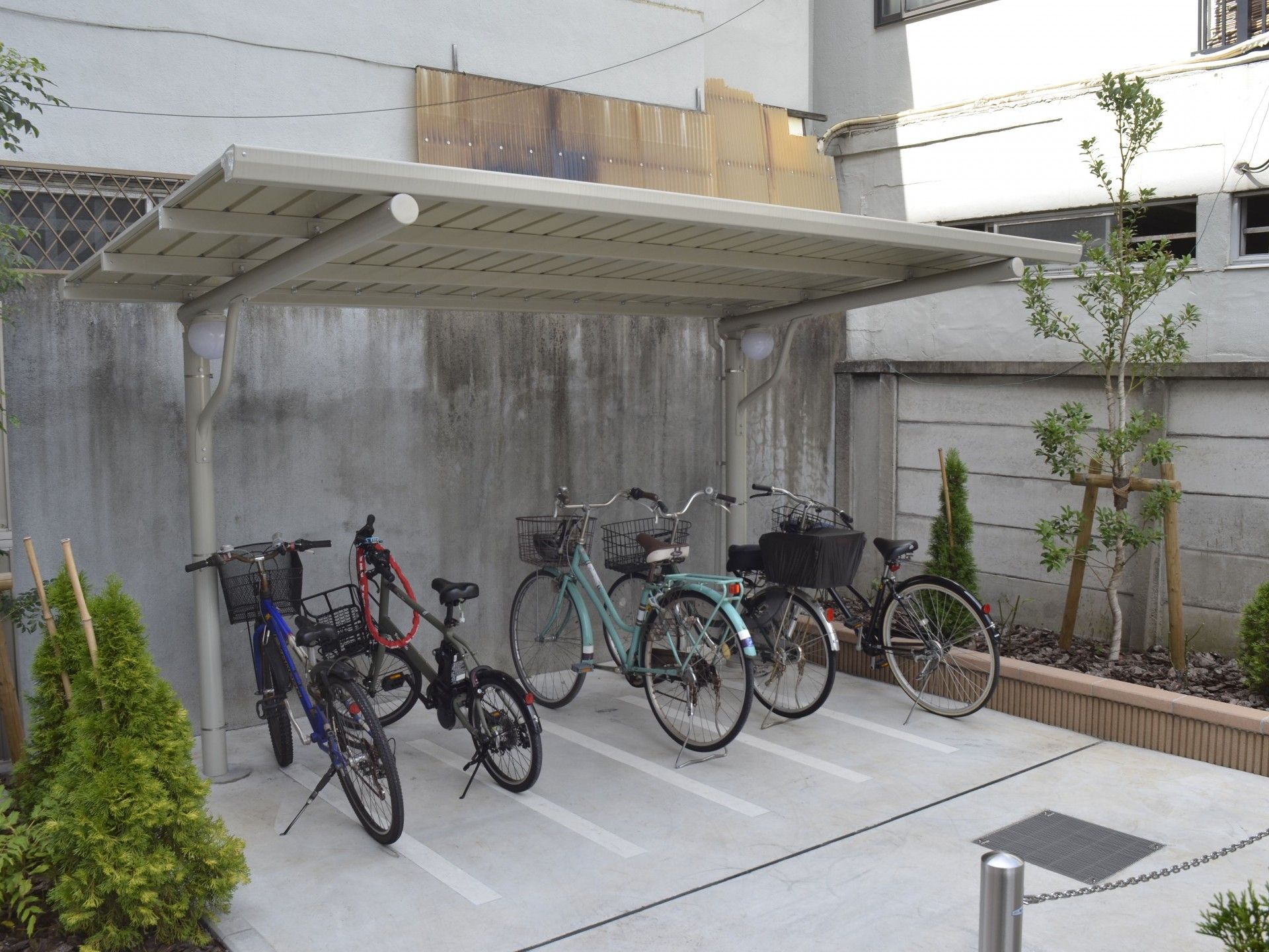 自転車置き場の風景