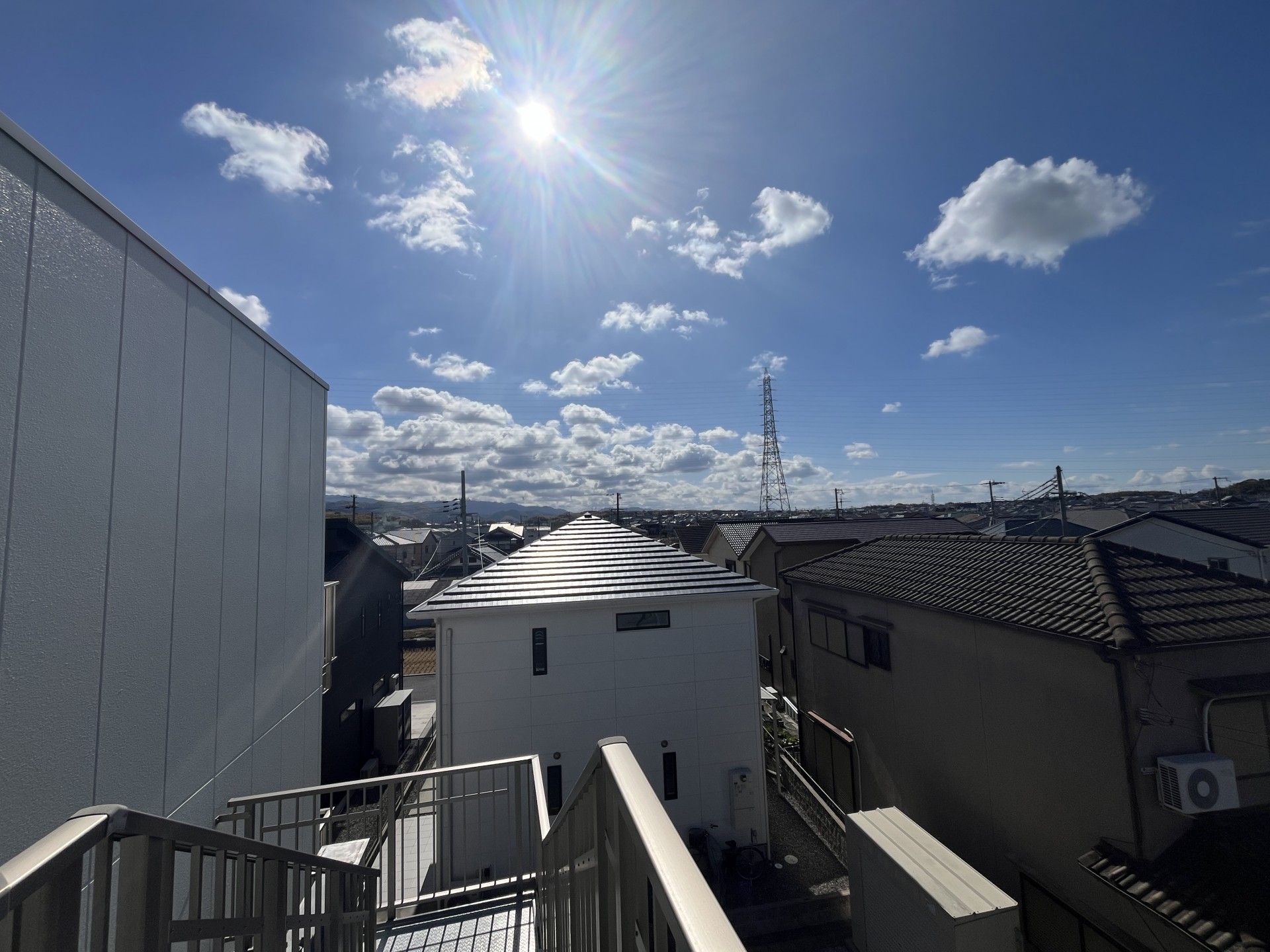青空と建物の風景