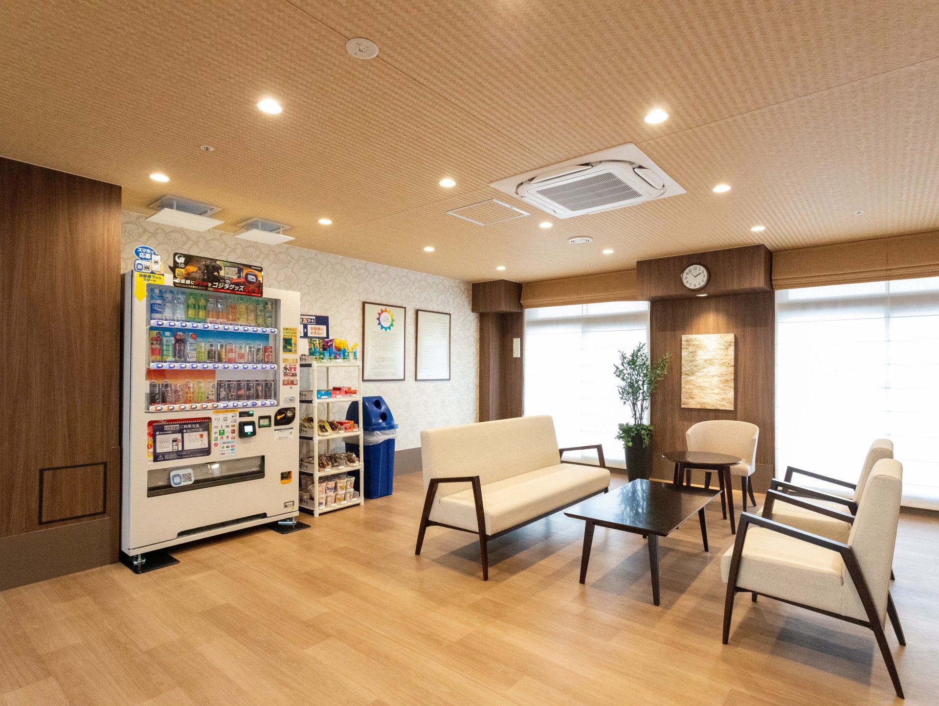 共用ラウンジの風景