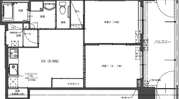 ライフ＆シニアハウス千種のライフハウス（一般居室）の間取り図
