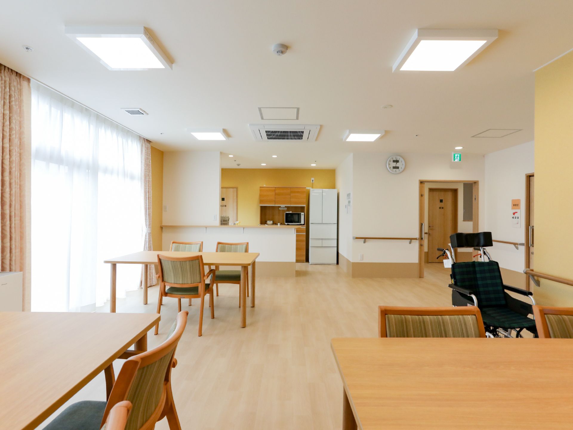 入居者同士でコミュニケーションを取ることが可能な共有スペース