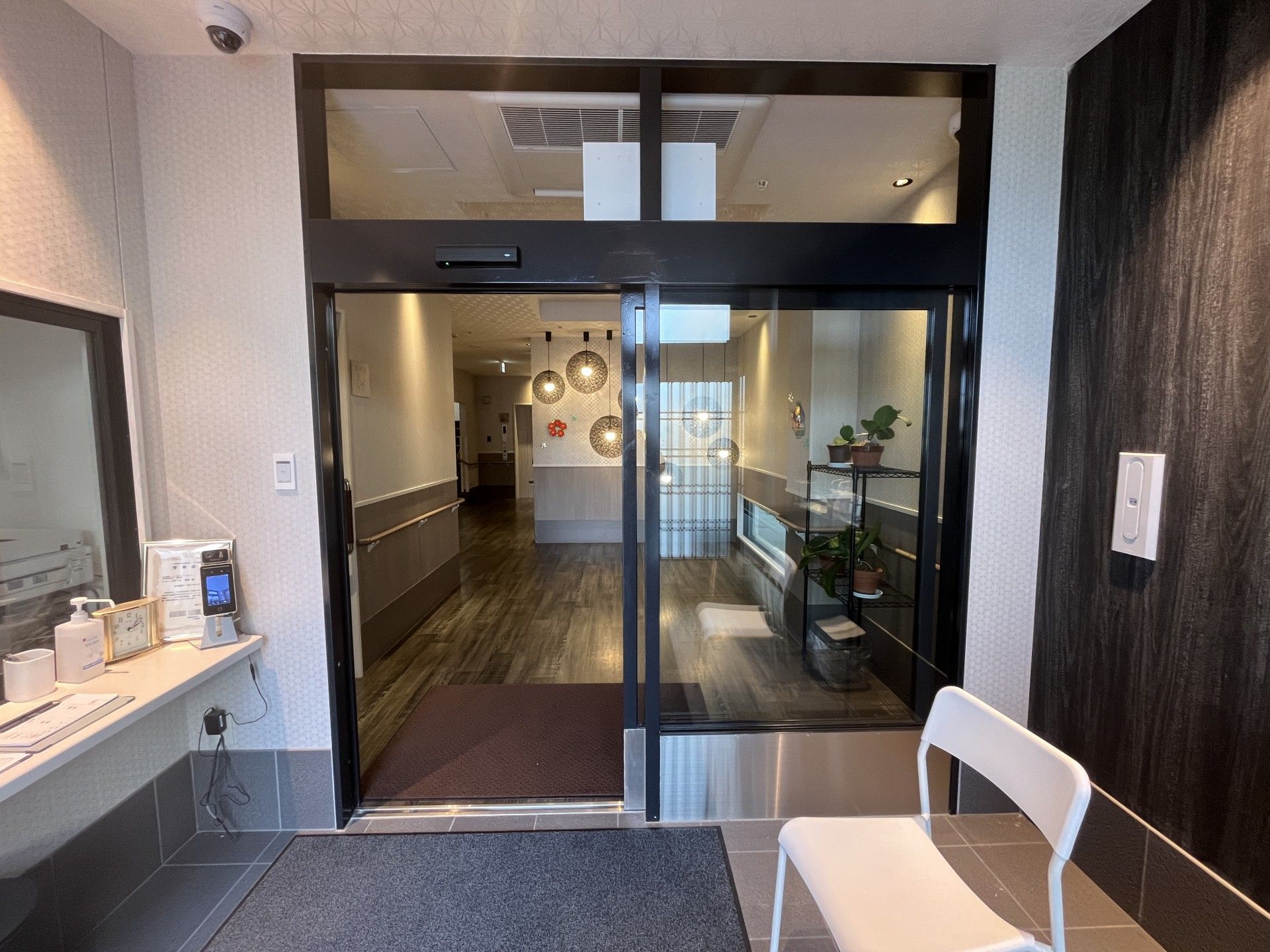 自動ドアのある入口