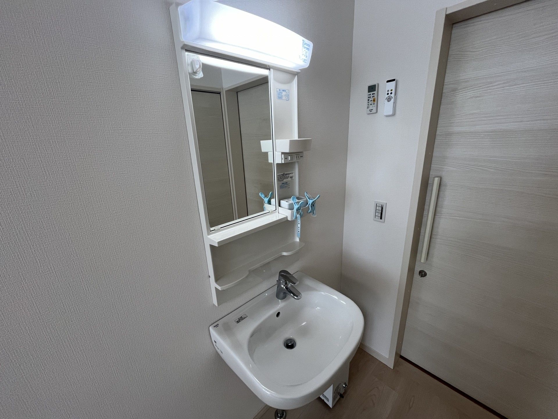 手洗い設備のある部屋