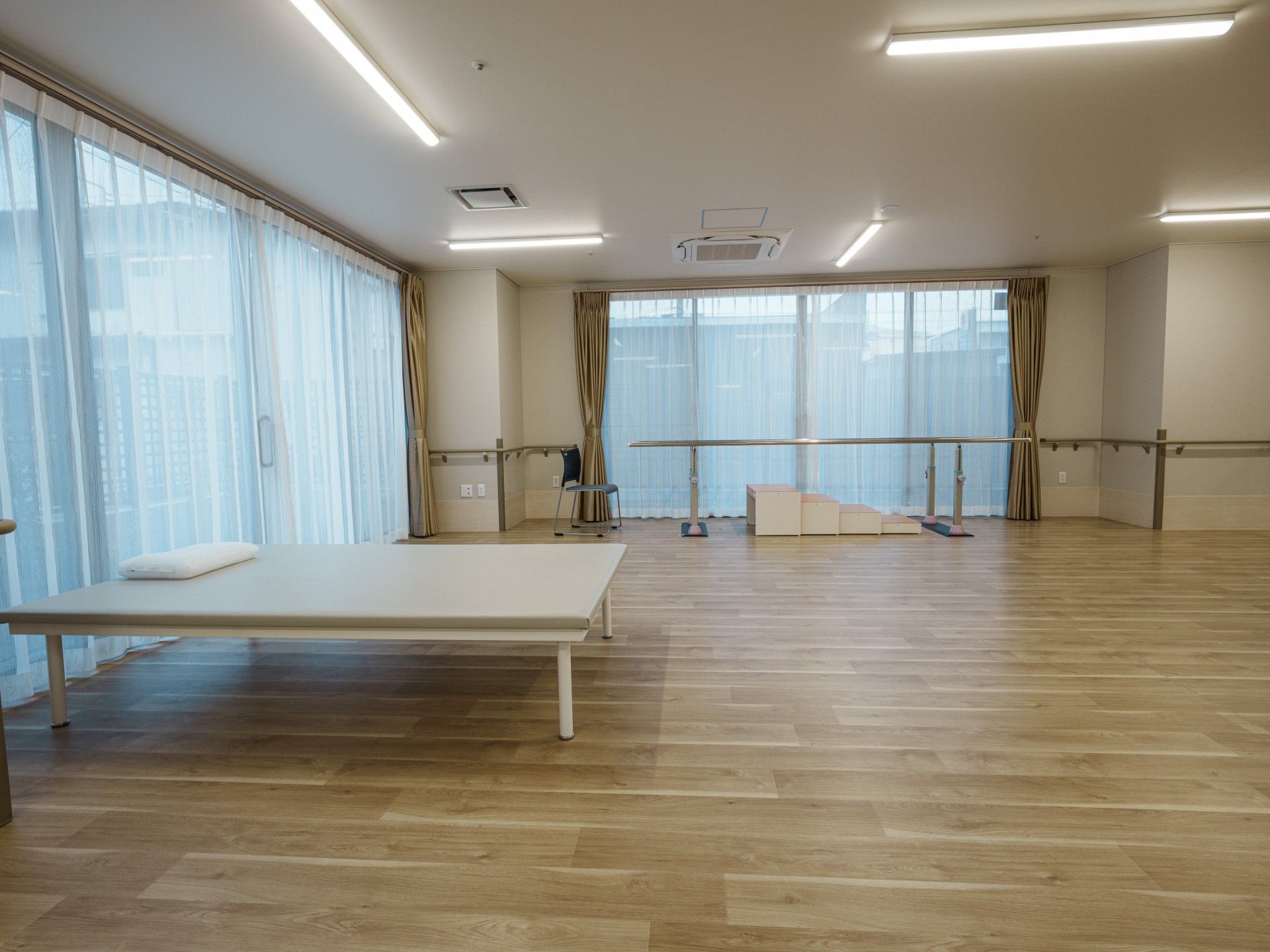 広いリハビリ室