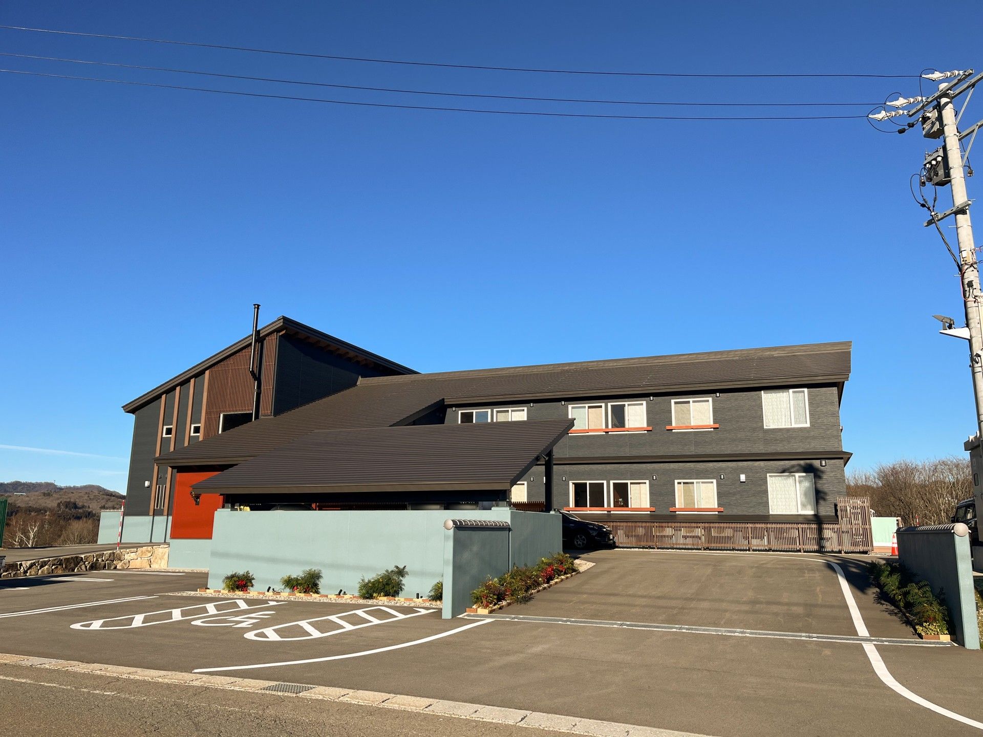 新しい居室の外観
