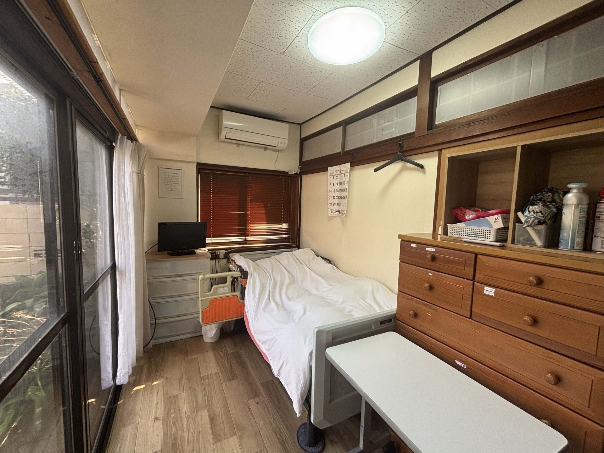 落ち着いた個室の様子