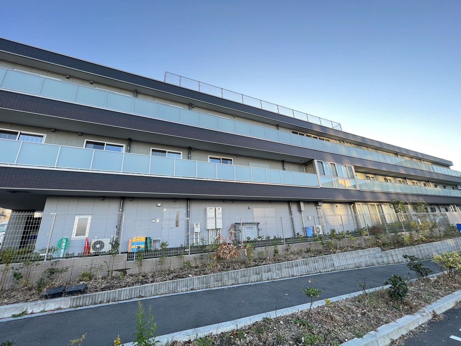 清潔な外観の建物