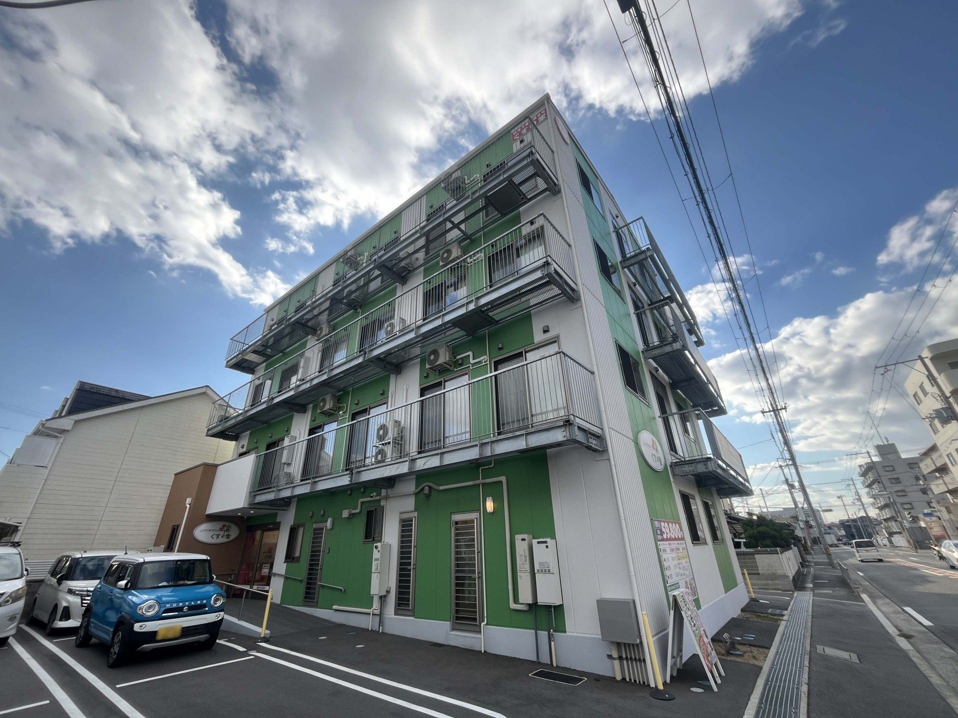 快適な施設の外観