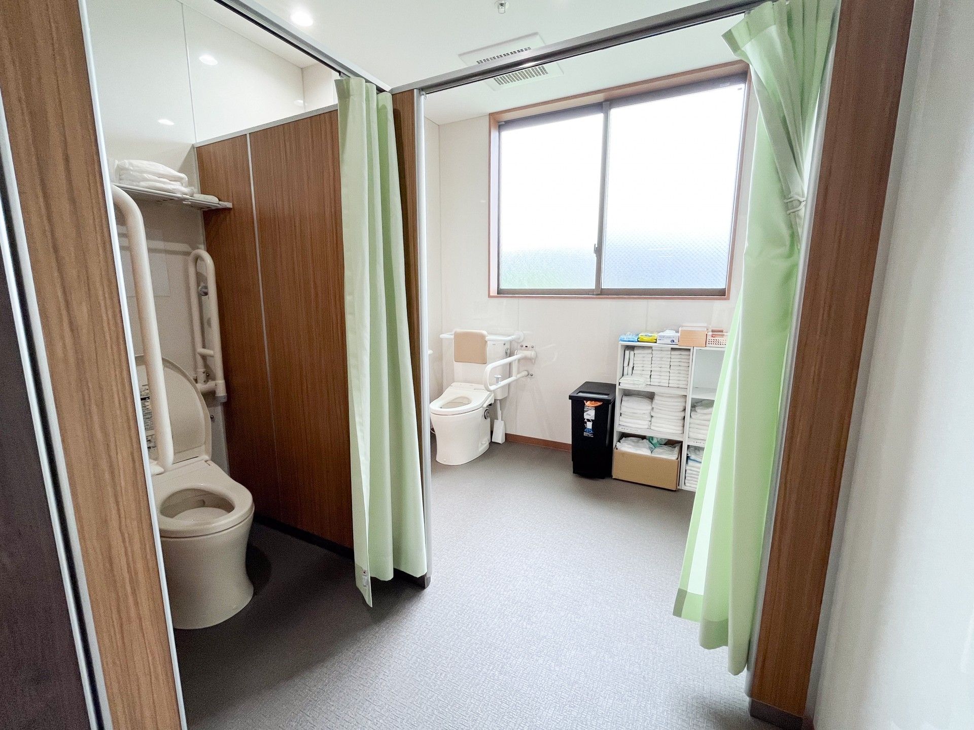 清潔なトイレスペース