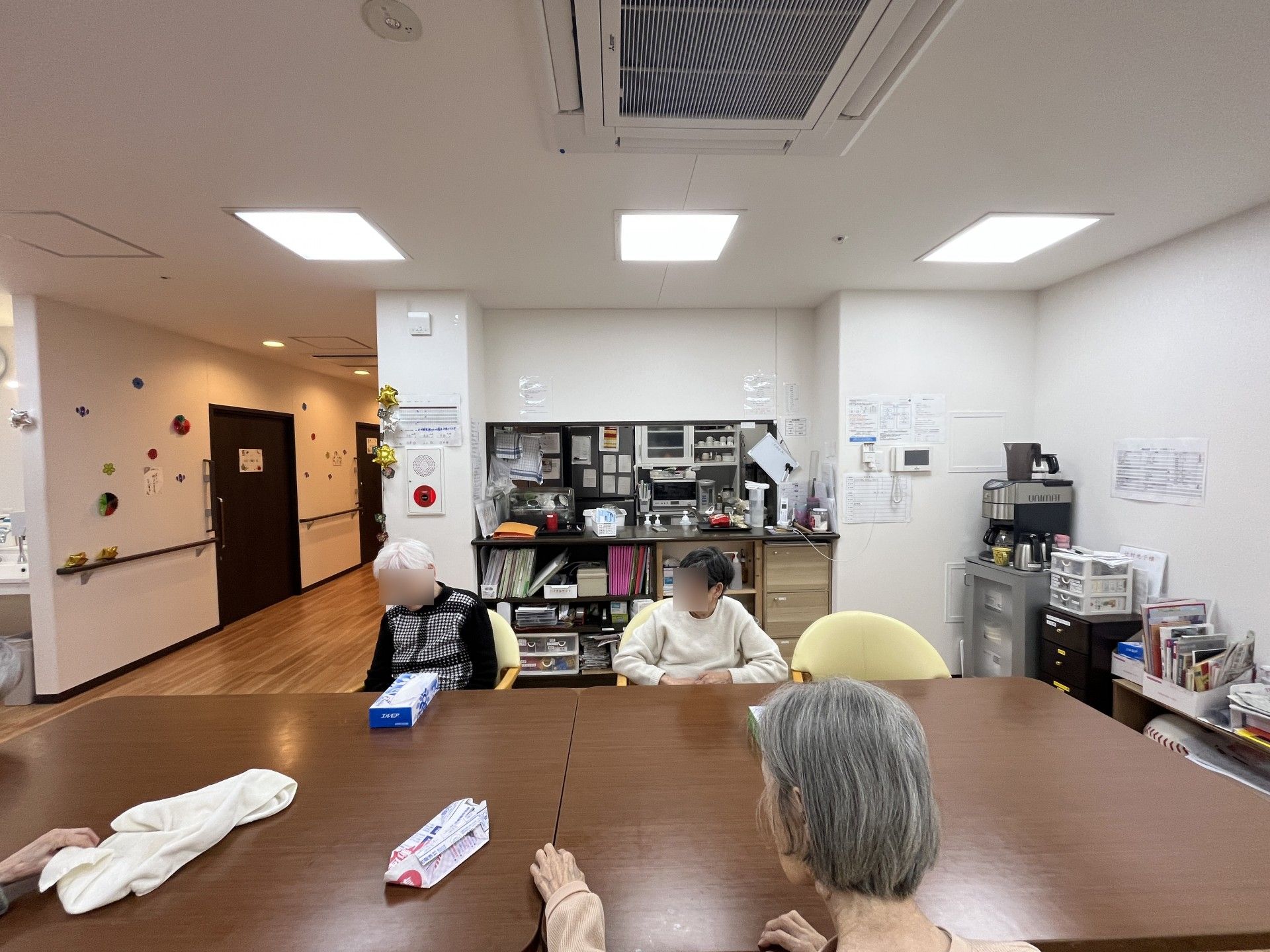 談話スペースの様子