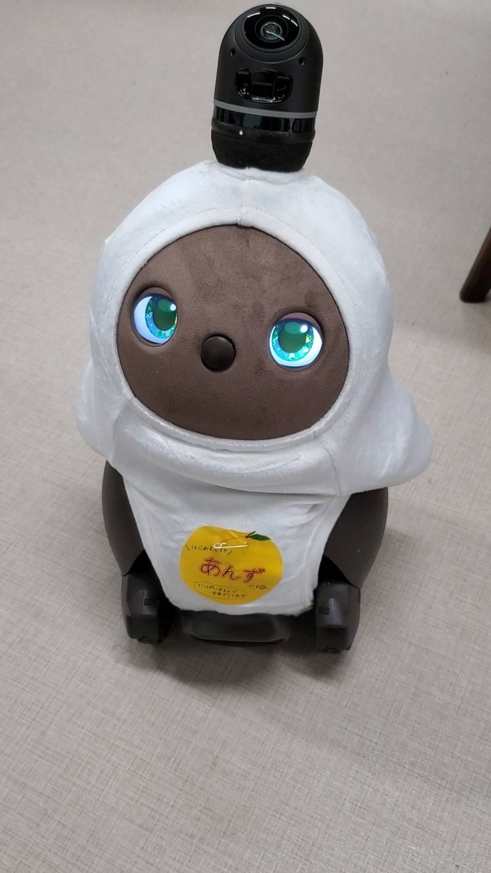 居室にいるロボット