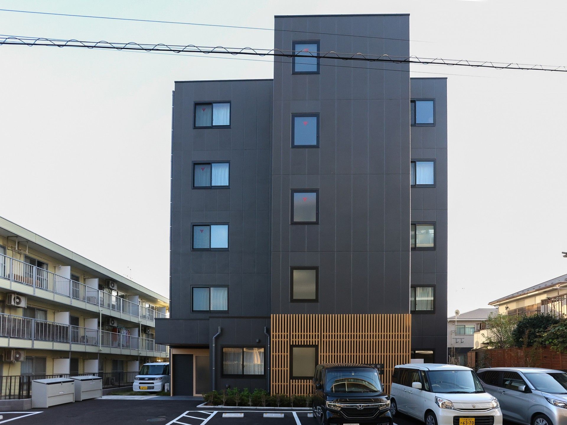 現代的な建物の外観