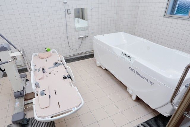 快適な入浴設備付き浴室