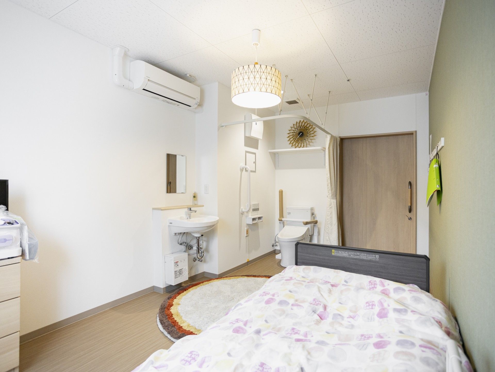 快適な個室の様子