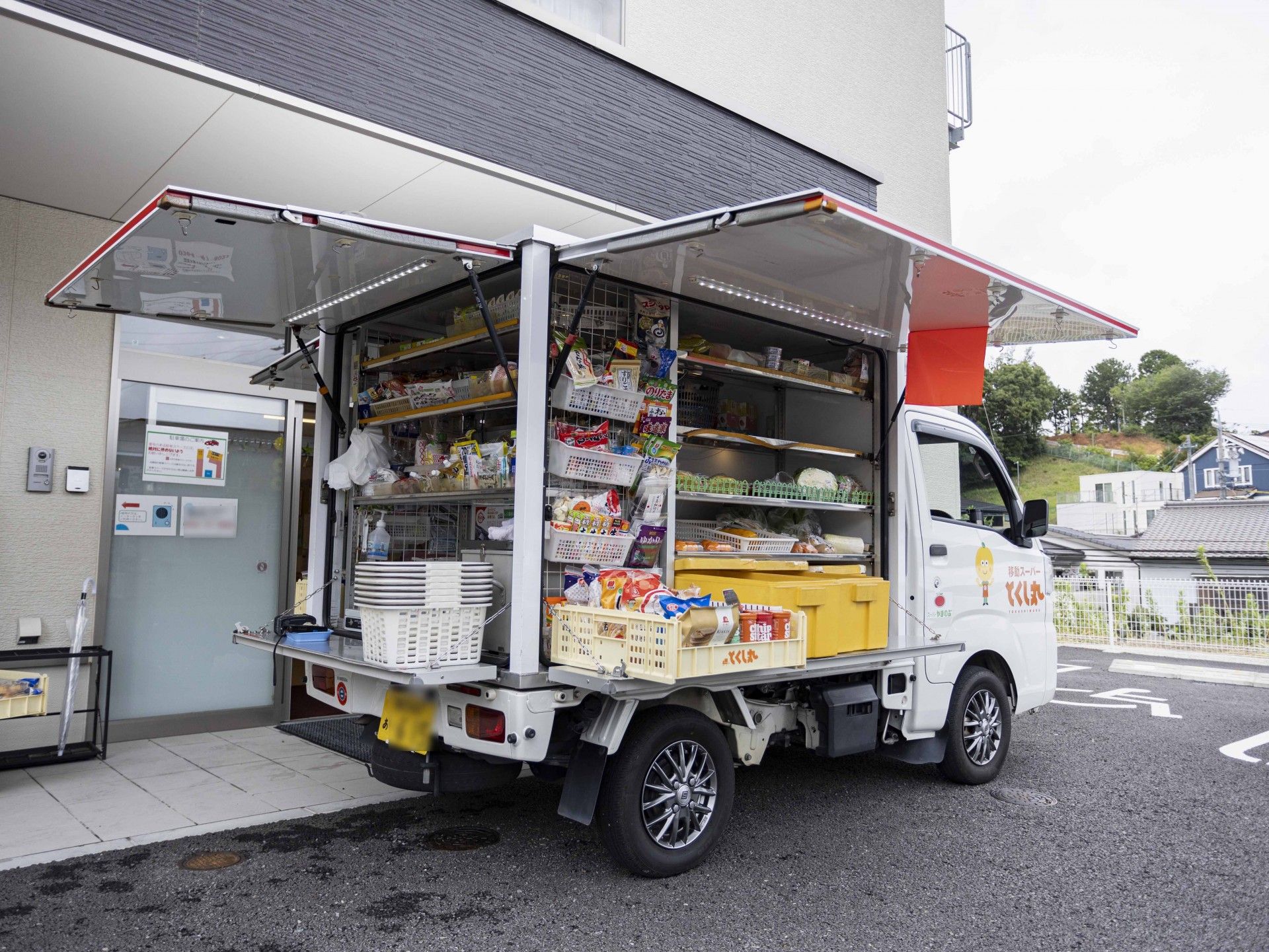 移動販売車の様子