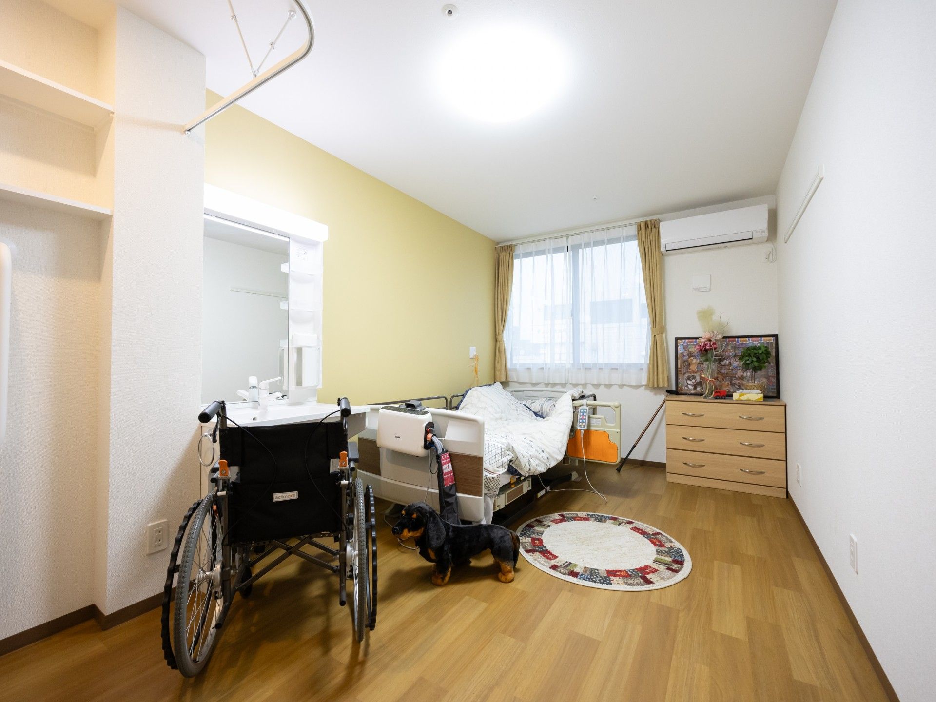 快適な個室の様子