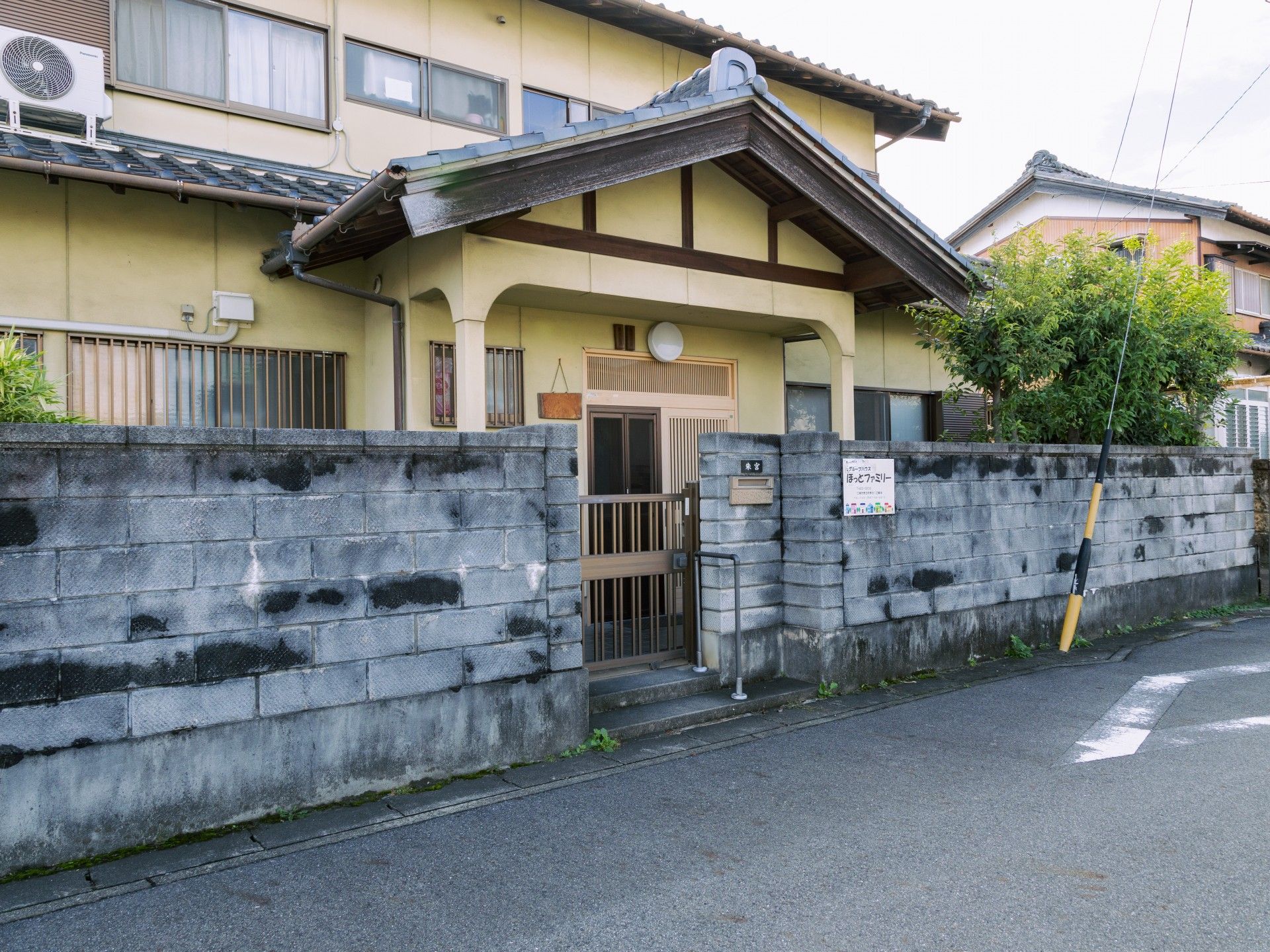 和風の建物の入口