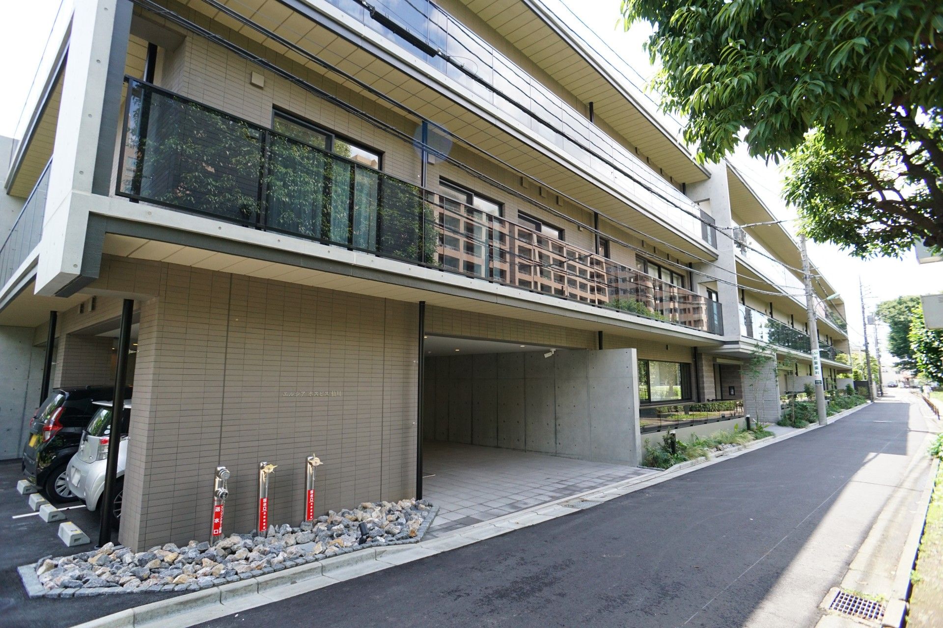 住宅型有料老人ホームの外観