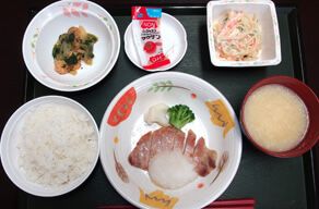 バランス良い食事提供