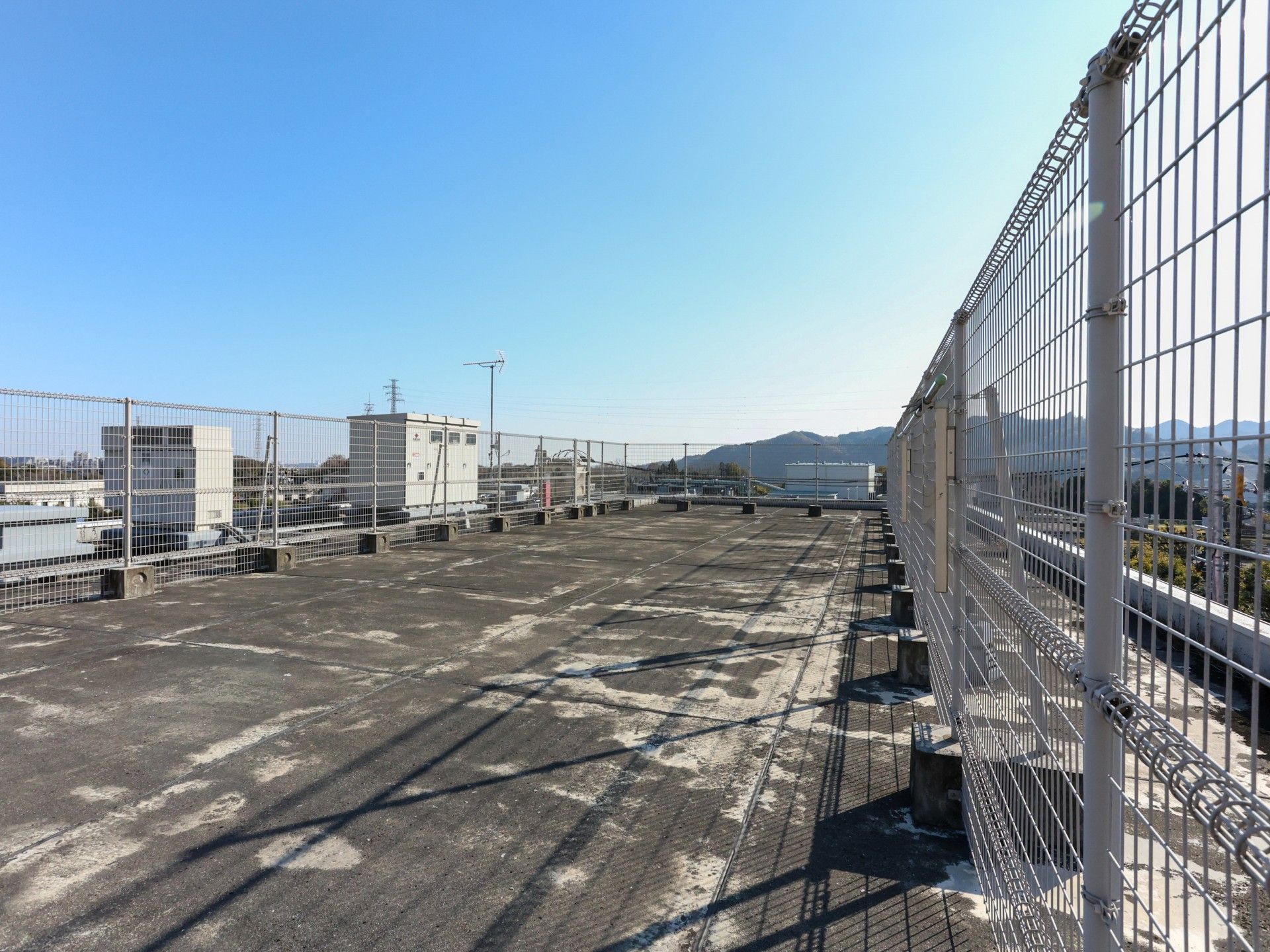開放的な屋上スペース
