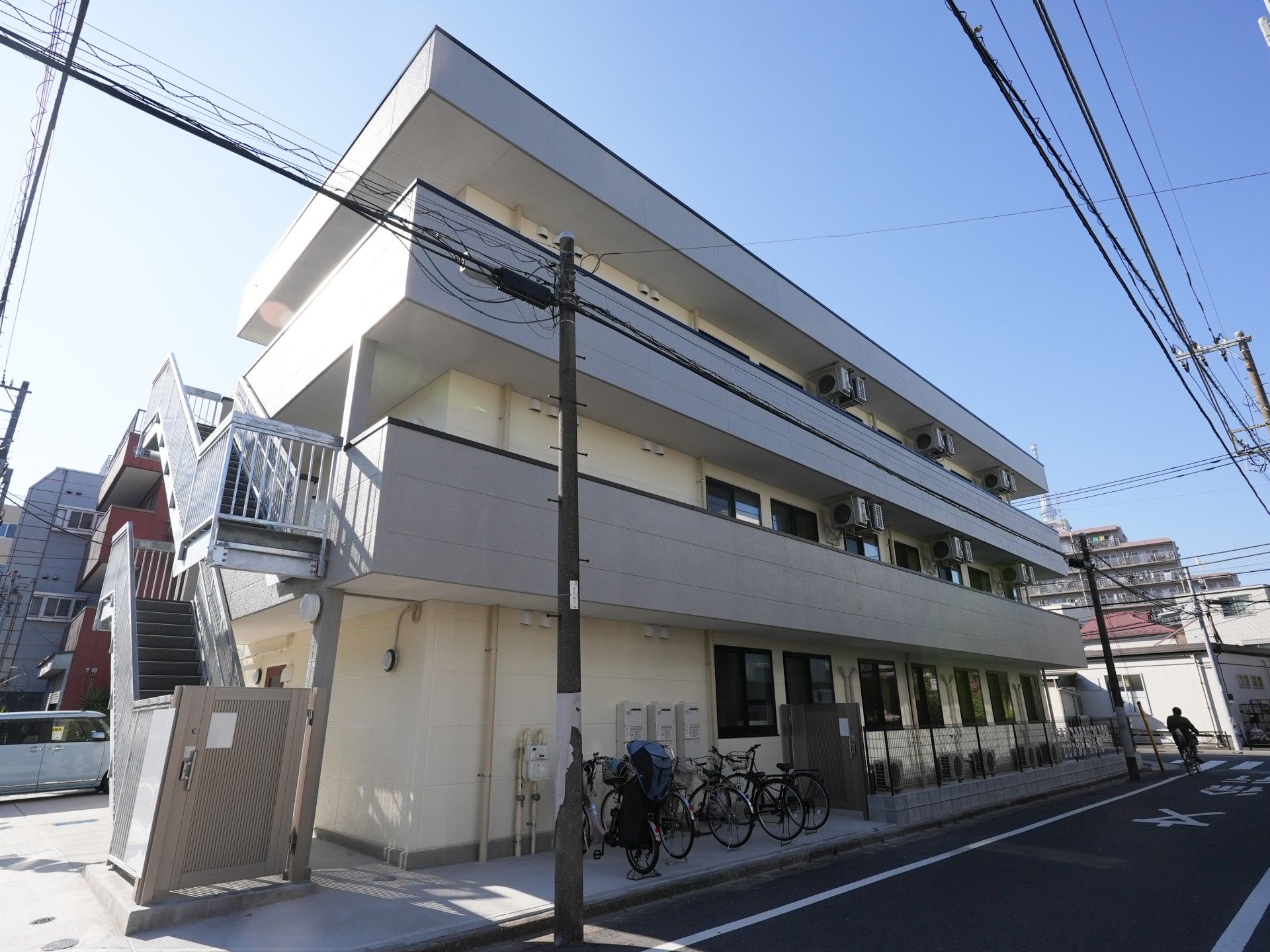 清潔感のある施設外観