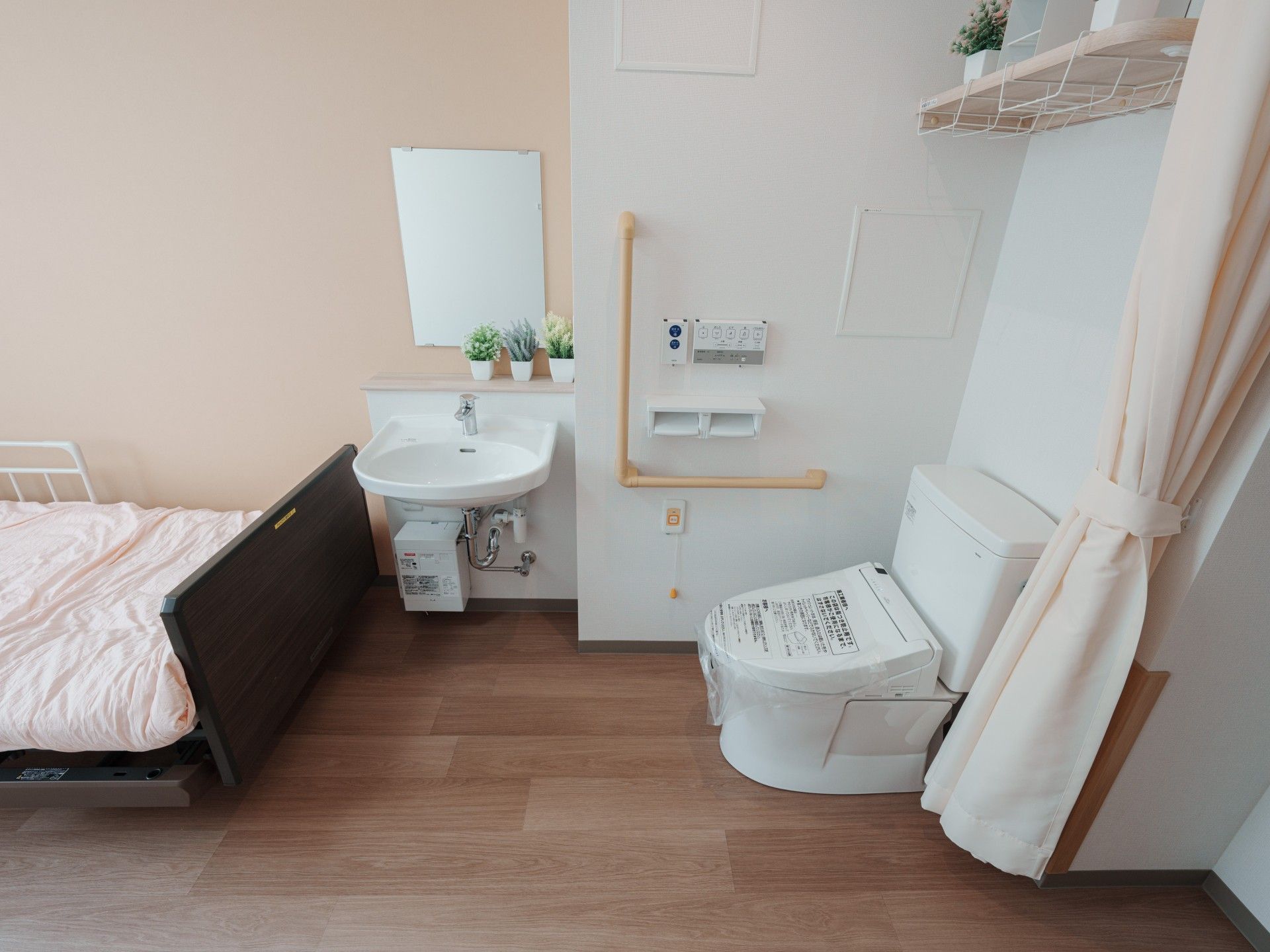 快適な個室の一角