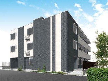 モノトーン調の3階建て建築物