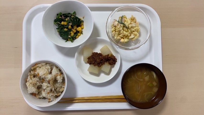 バランスの良い食事メニュー