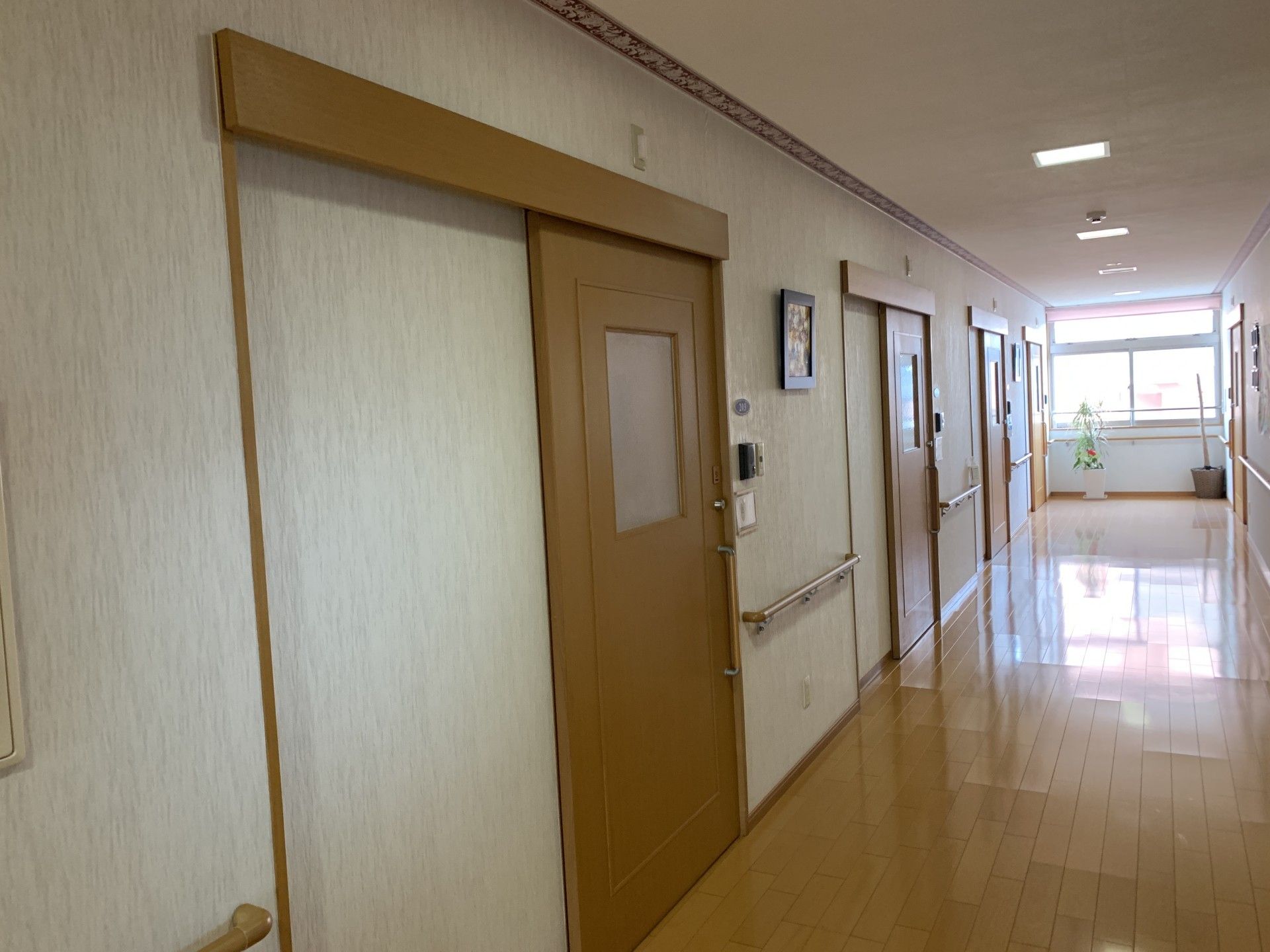 明るい廊下