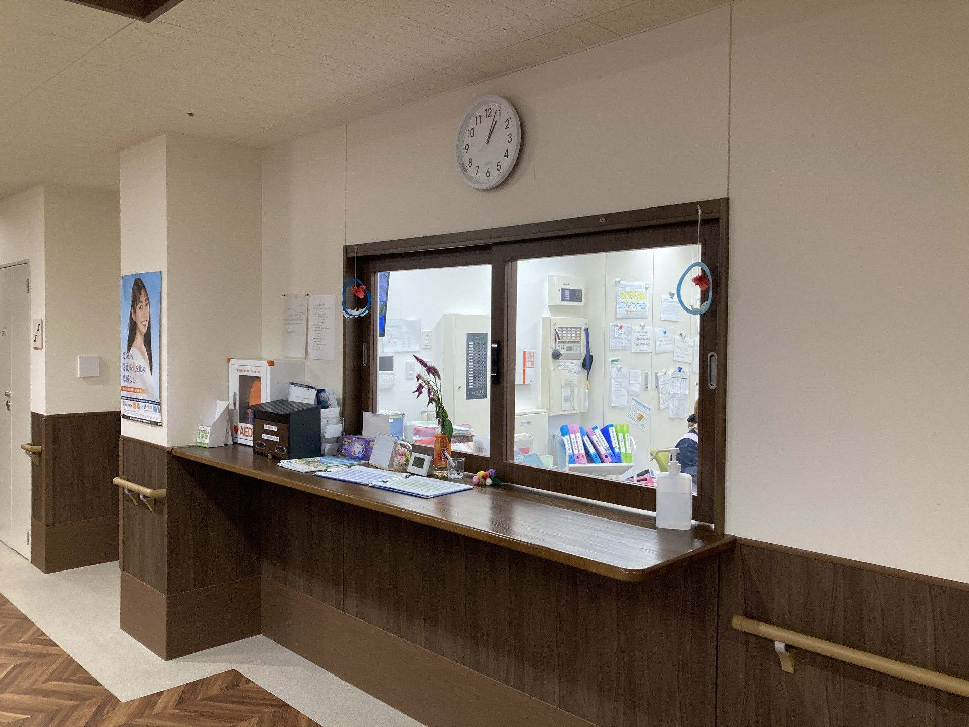 受付カウンター
