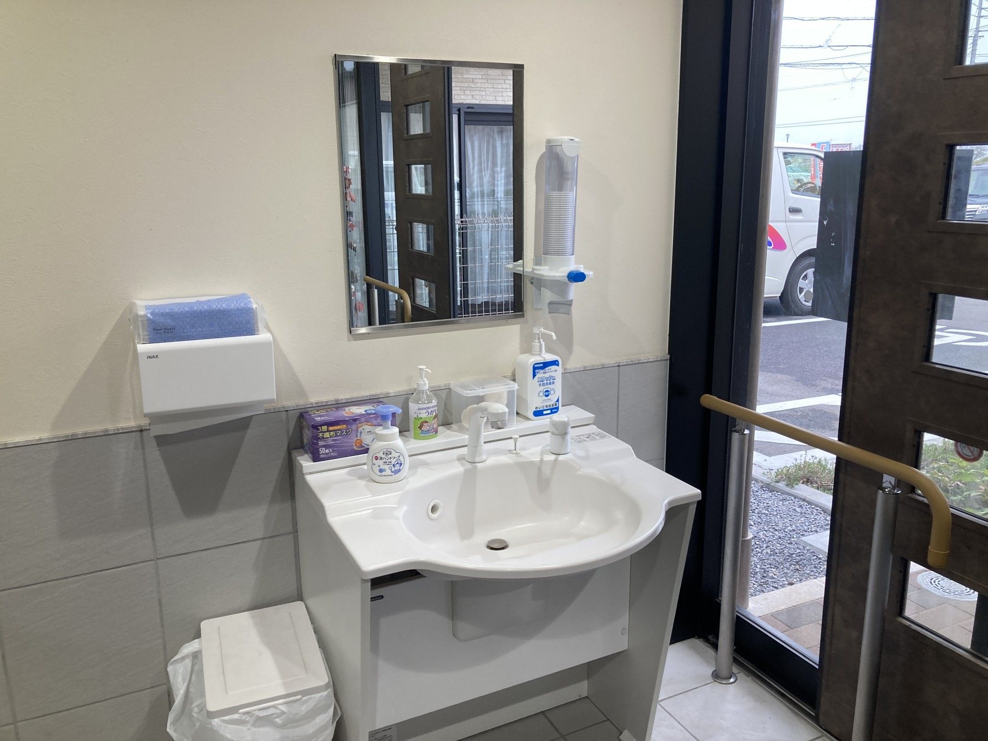 手洗い場の様子