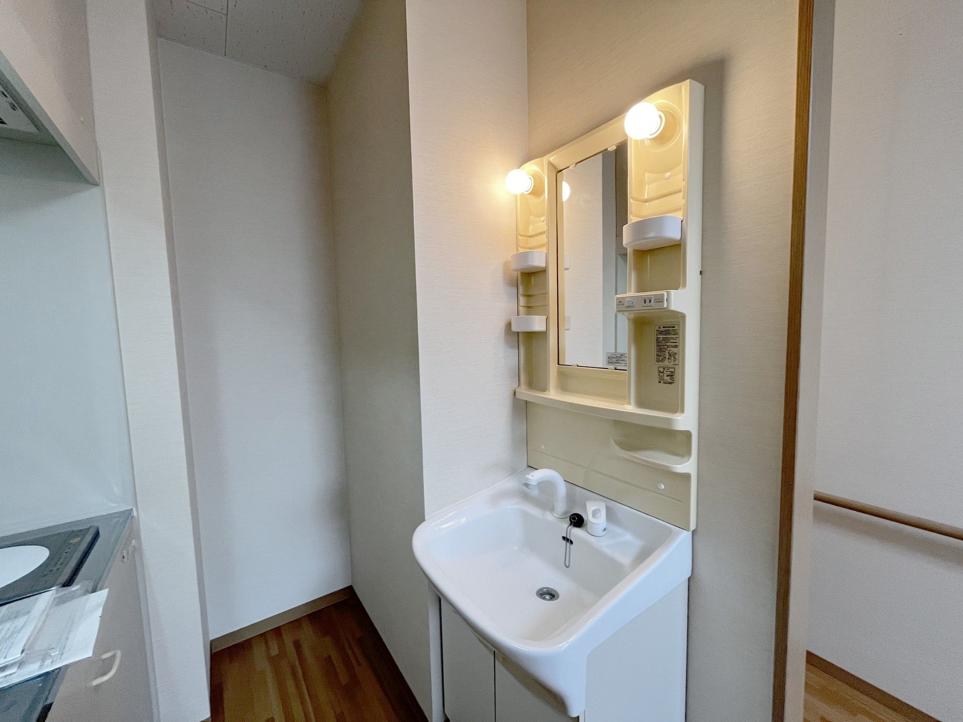 洗面台のある一角