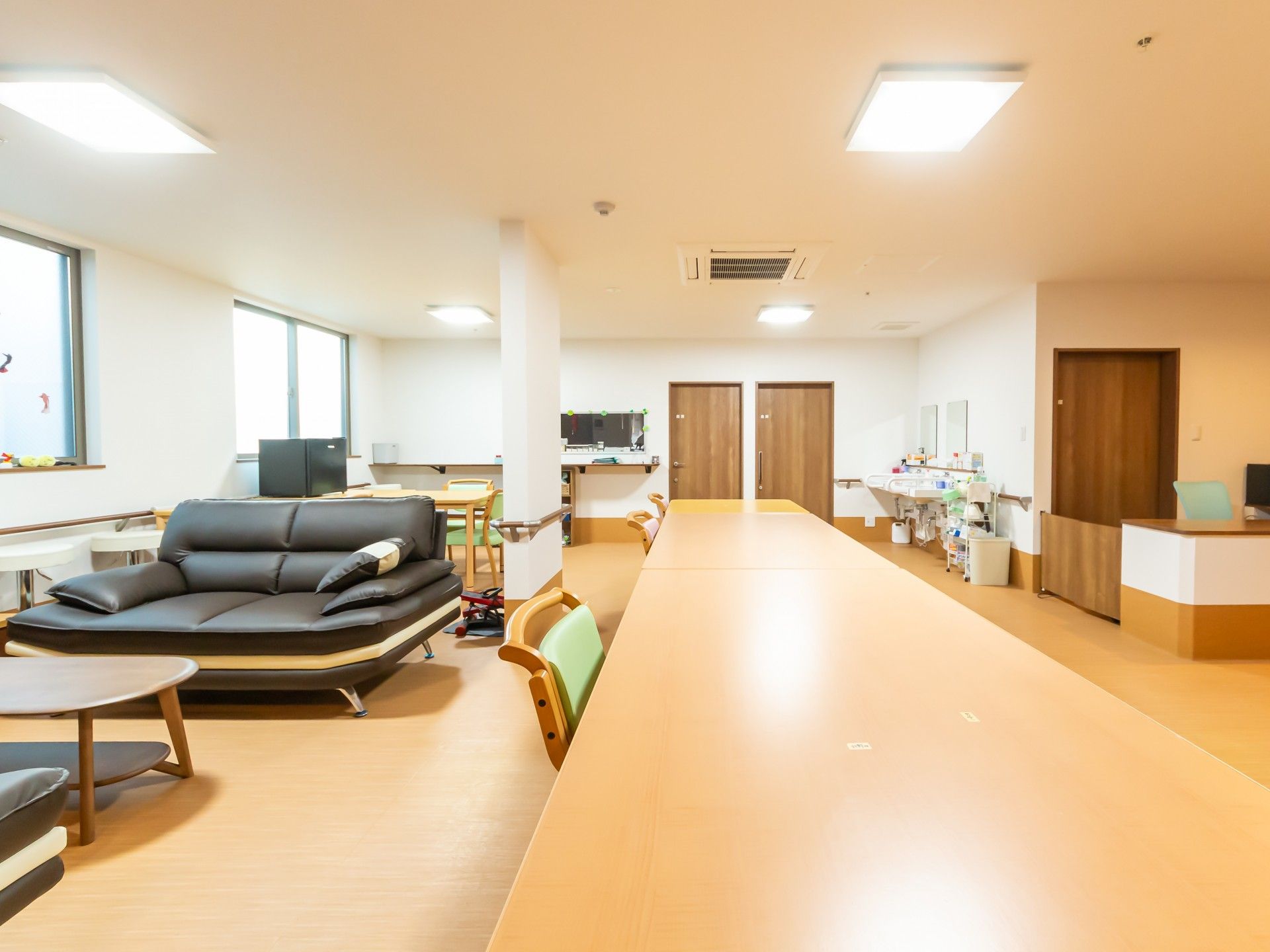 広い共有スペース