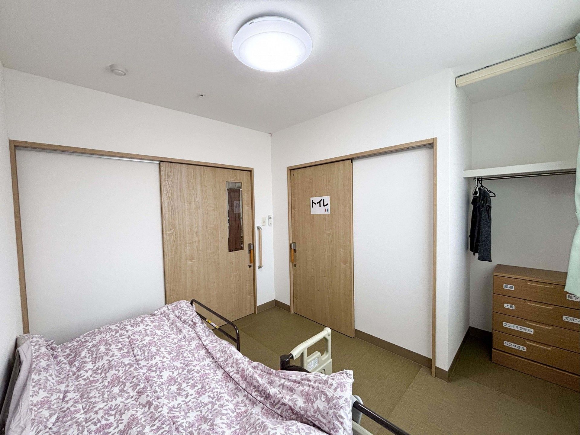 落ち着いた個室の一角