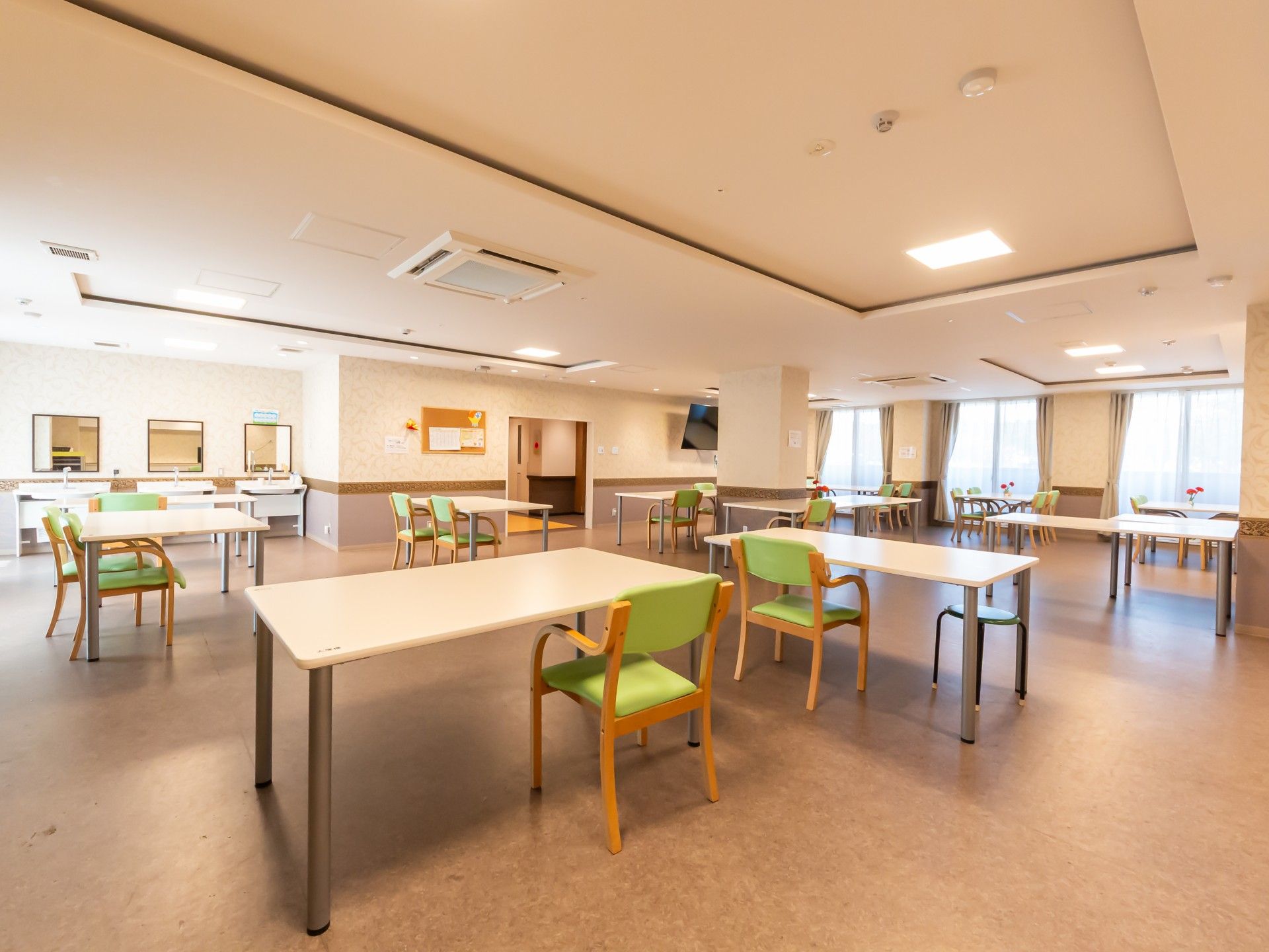 広々とした共有スペース