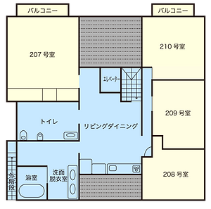 ゆとりの居室配置図