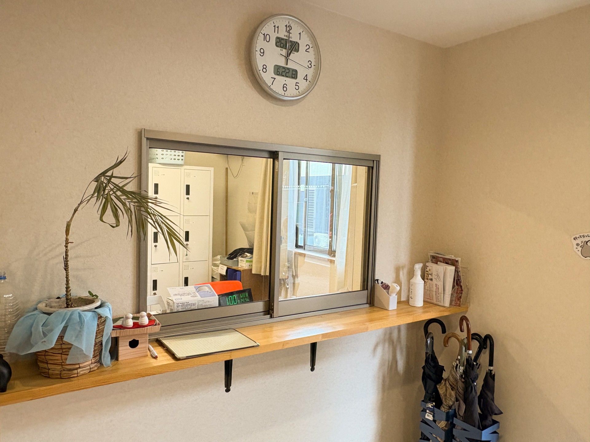 受付カウンター