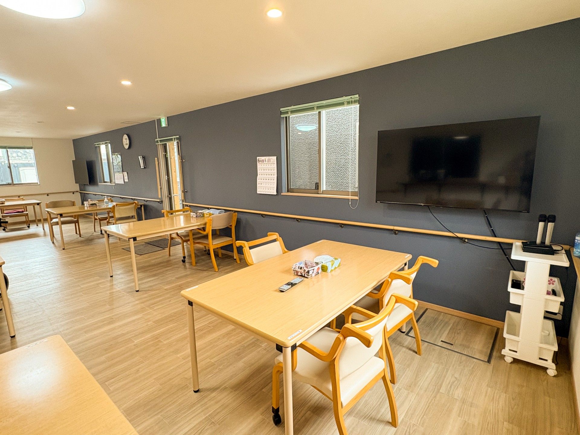 広々とした共有スペース