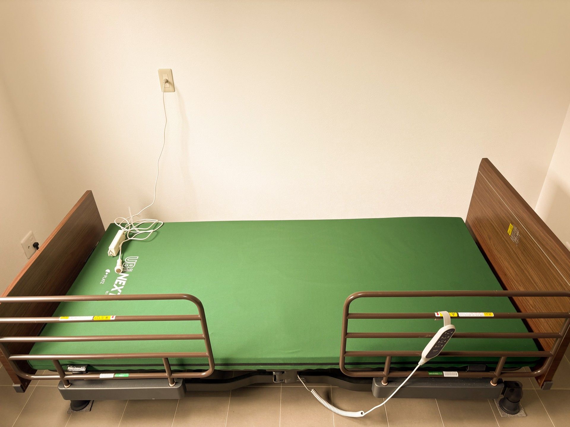 安全なベッドの部屋