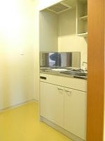 清潔な居室のキッチン