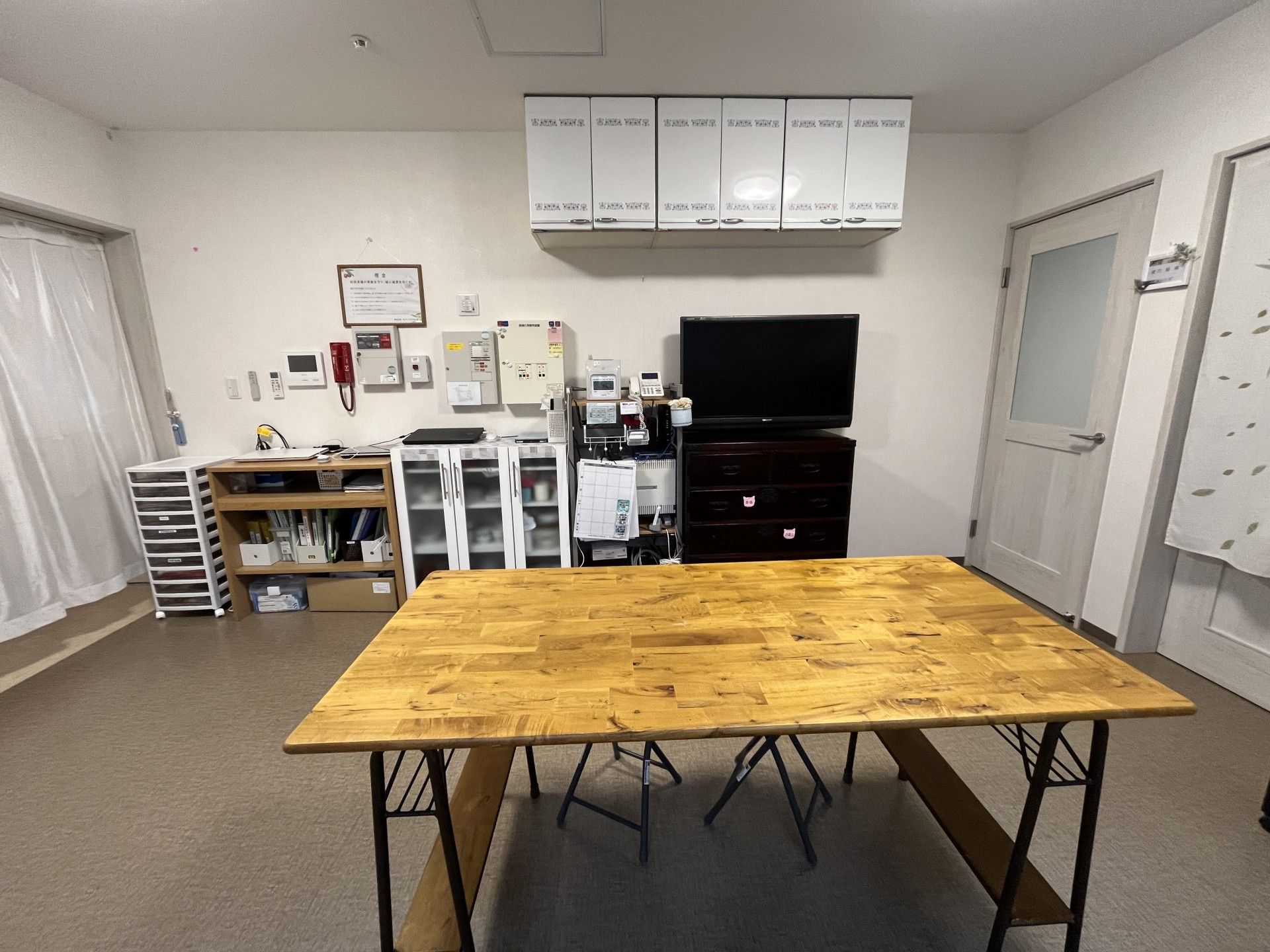 整理された作業スペース