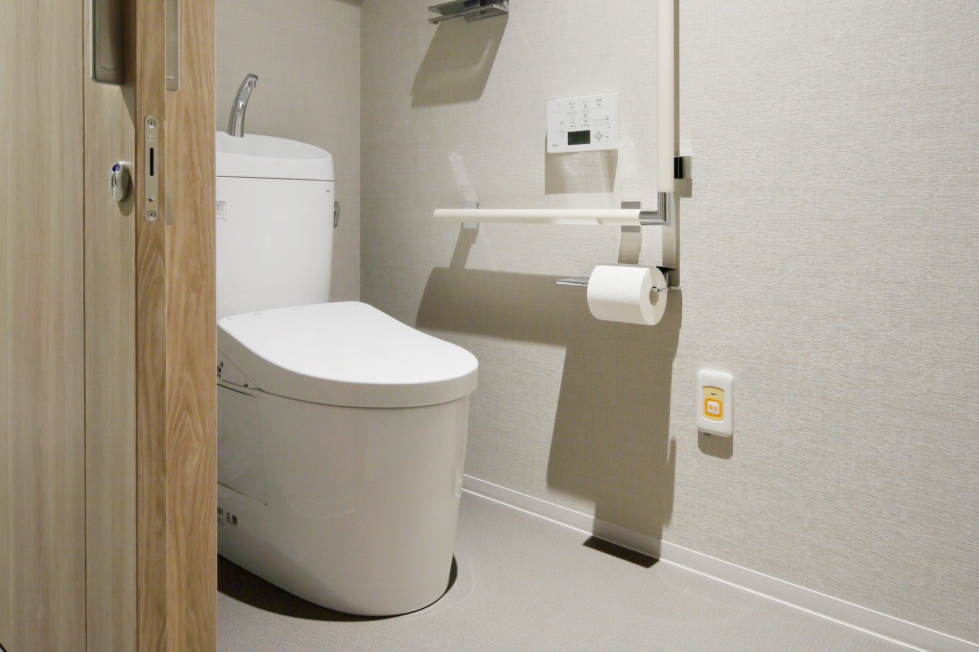 安全に配慮したトイレ