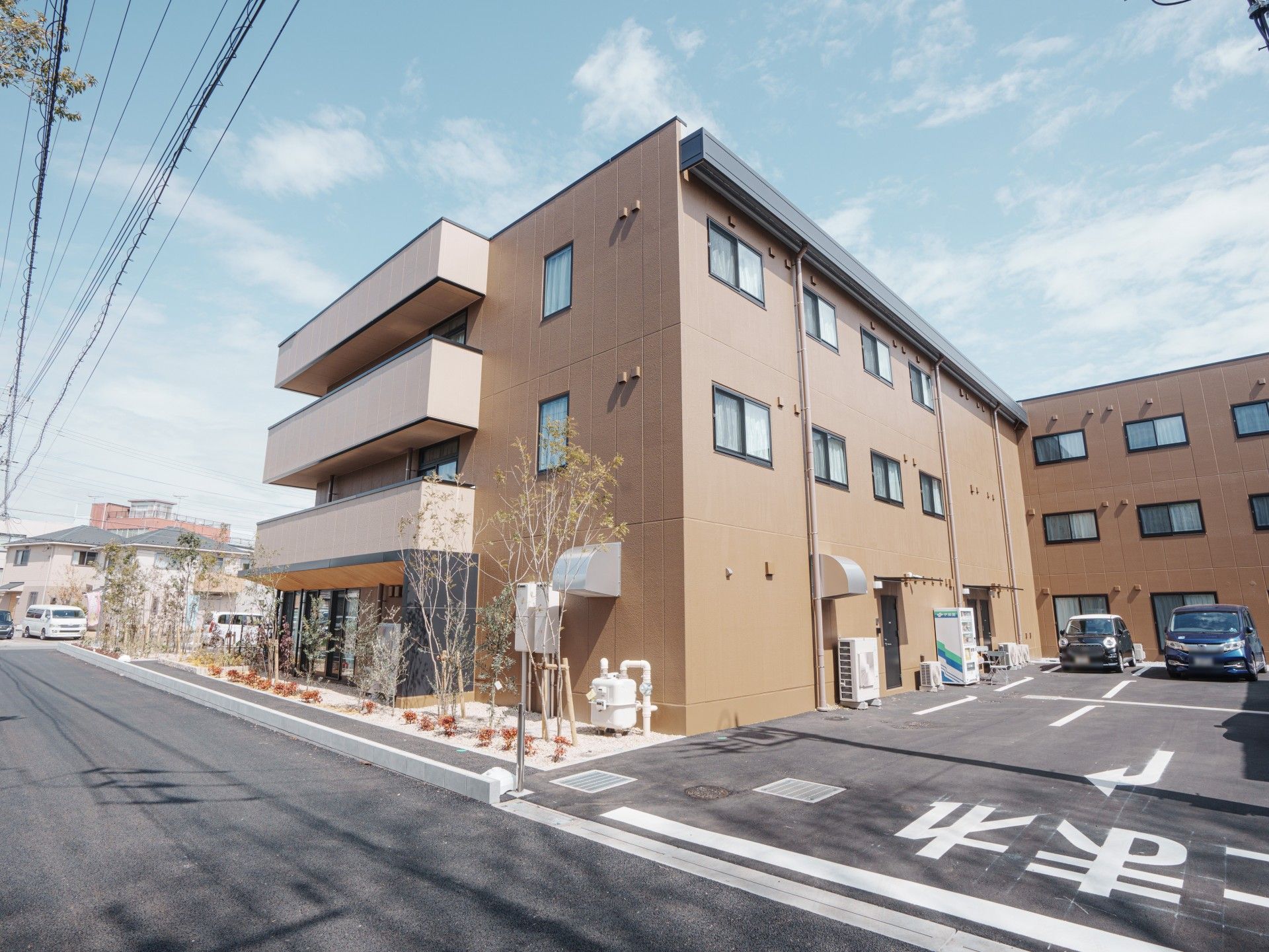 快適な施設の外観
